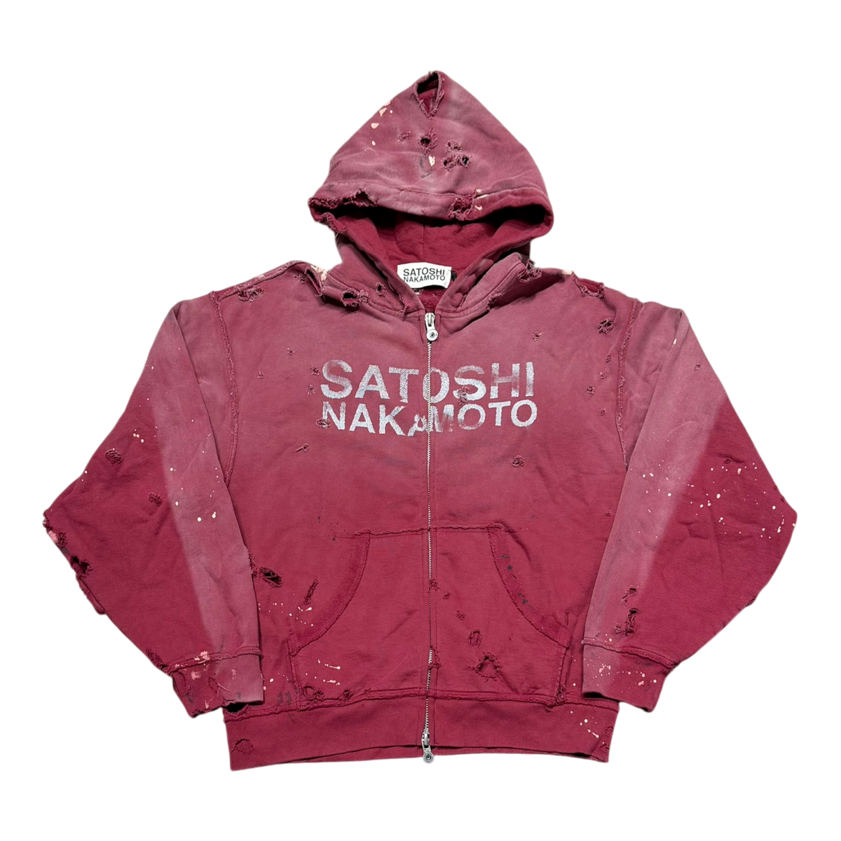 Luke Fleece Hoodie Red