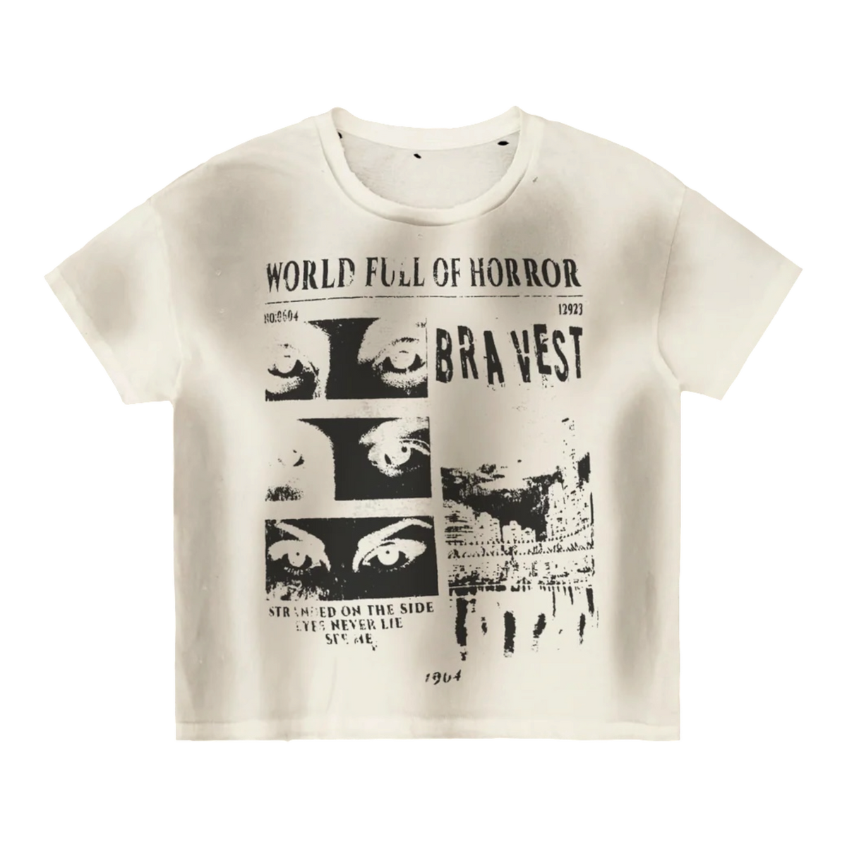 Horrors Vintage Tee White