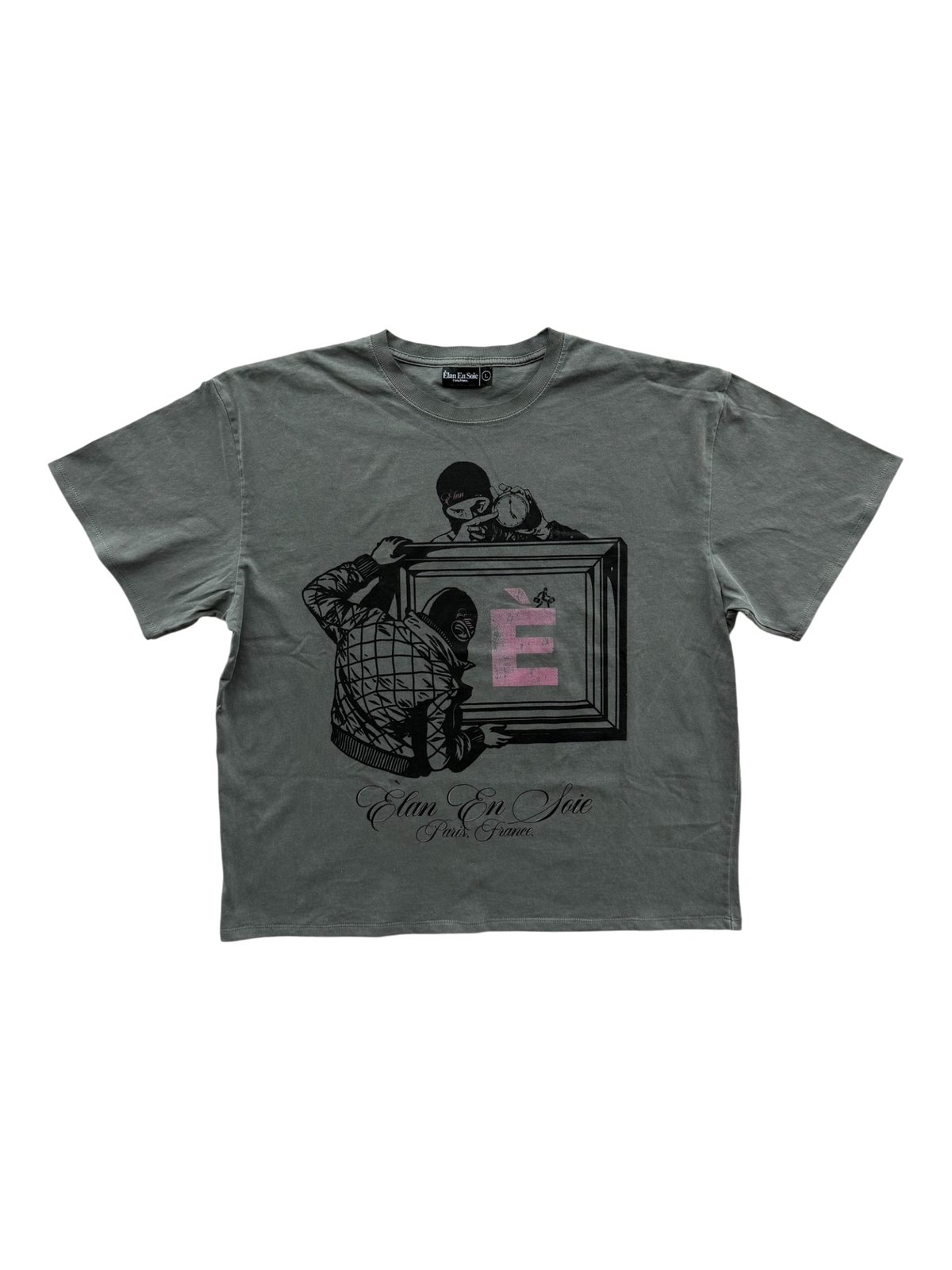 Burglary Tee Grey