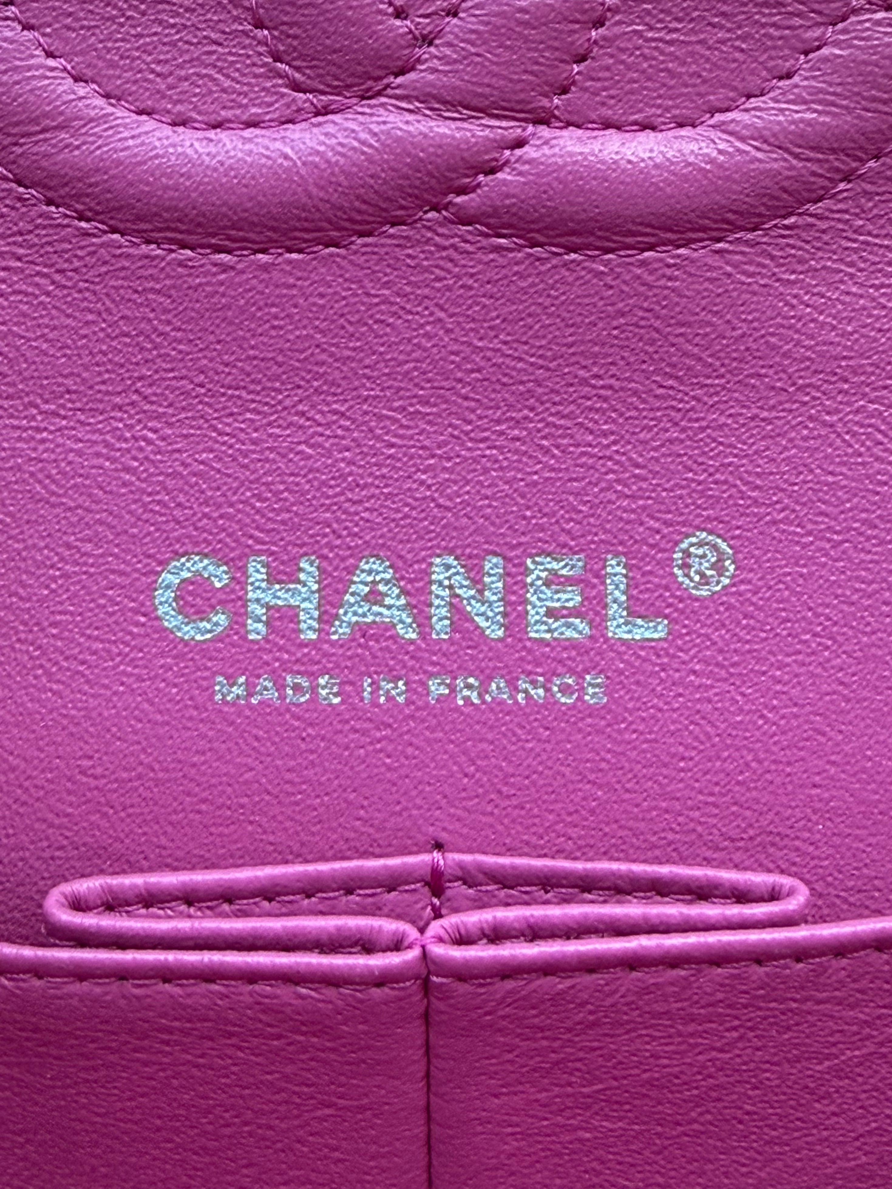 Pink Caviar Quilted Medium Flap Bag