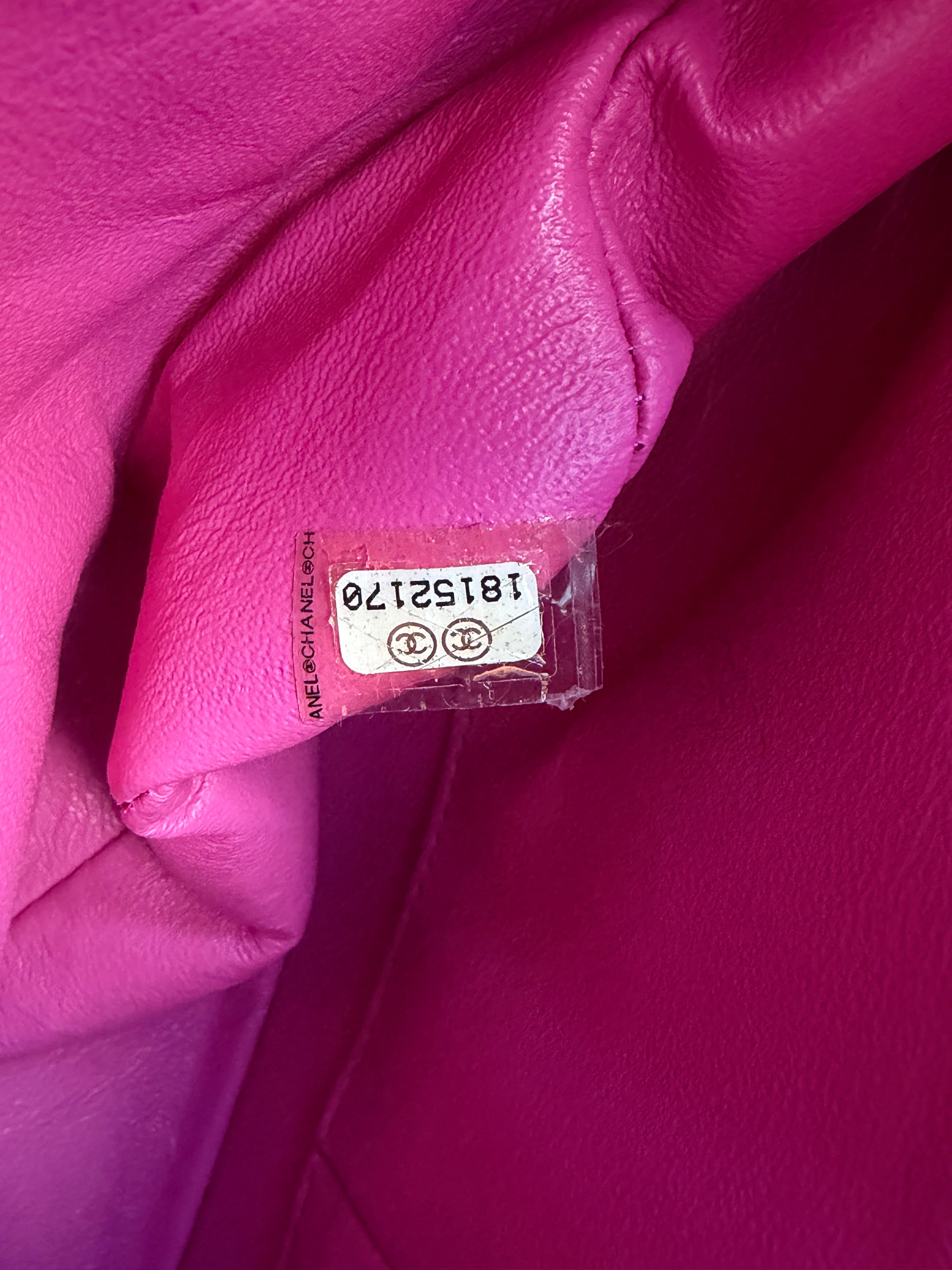 Pink Caviar Quilted Medium Flap Bag