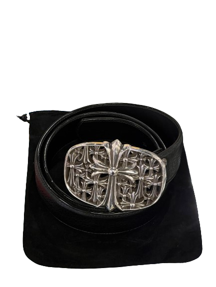 Chrome Hearts Cemetery Cross Buckle & Chrome Hearts Belt – Grandeur Chrome Hearts Cemetery Cross Buckle & Chrome Hearts Belt – Grandeur