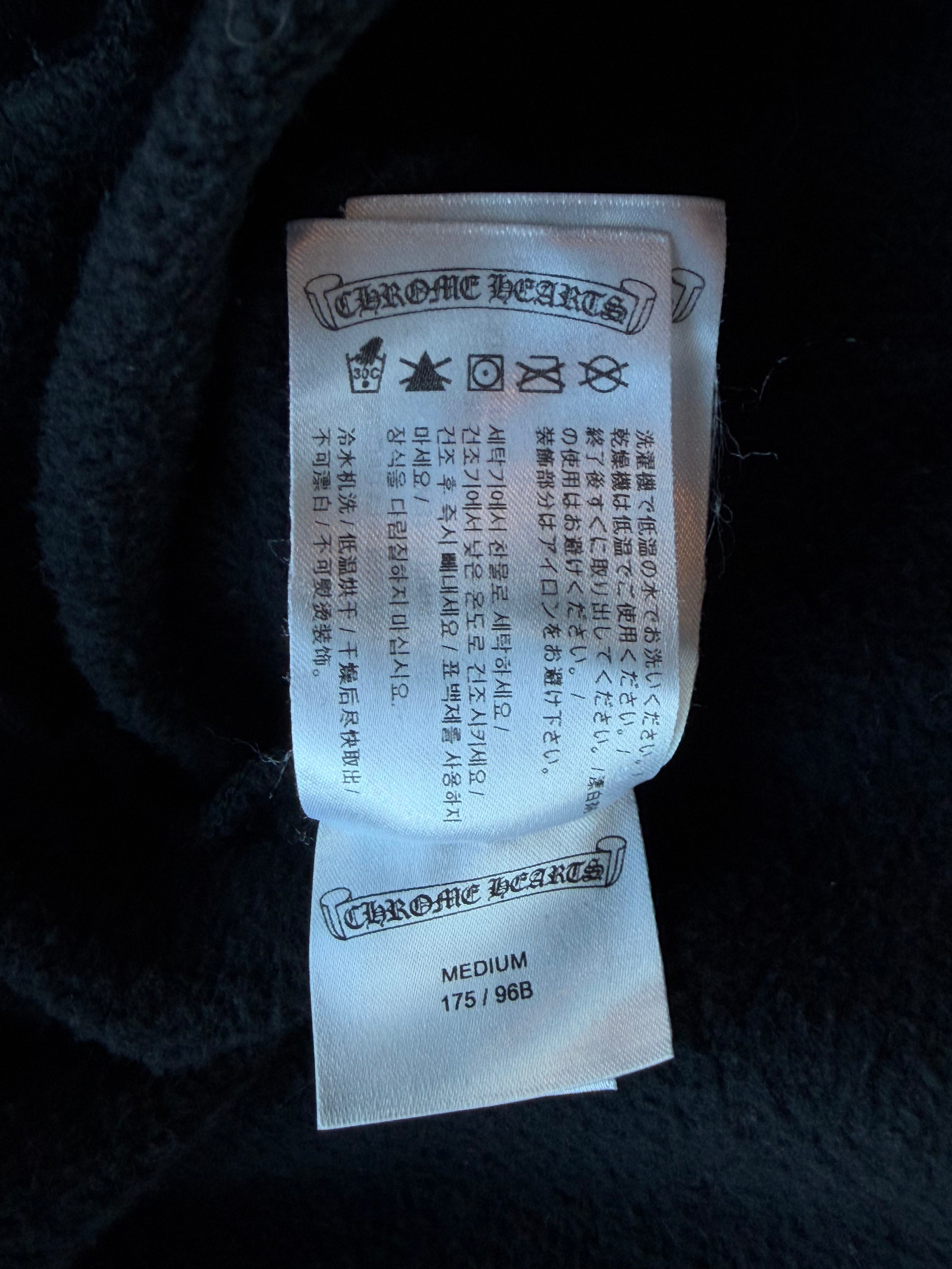 Multi Color Cross Hoodie Black