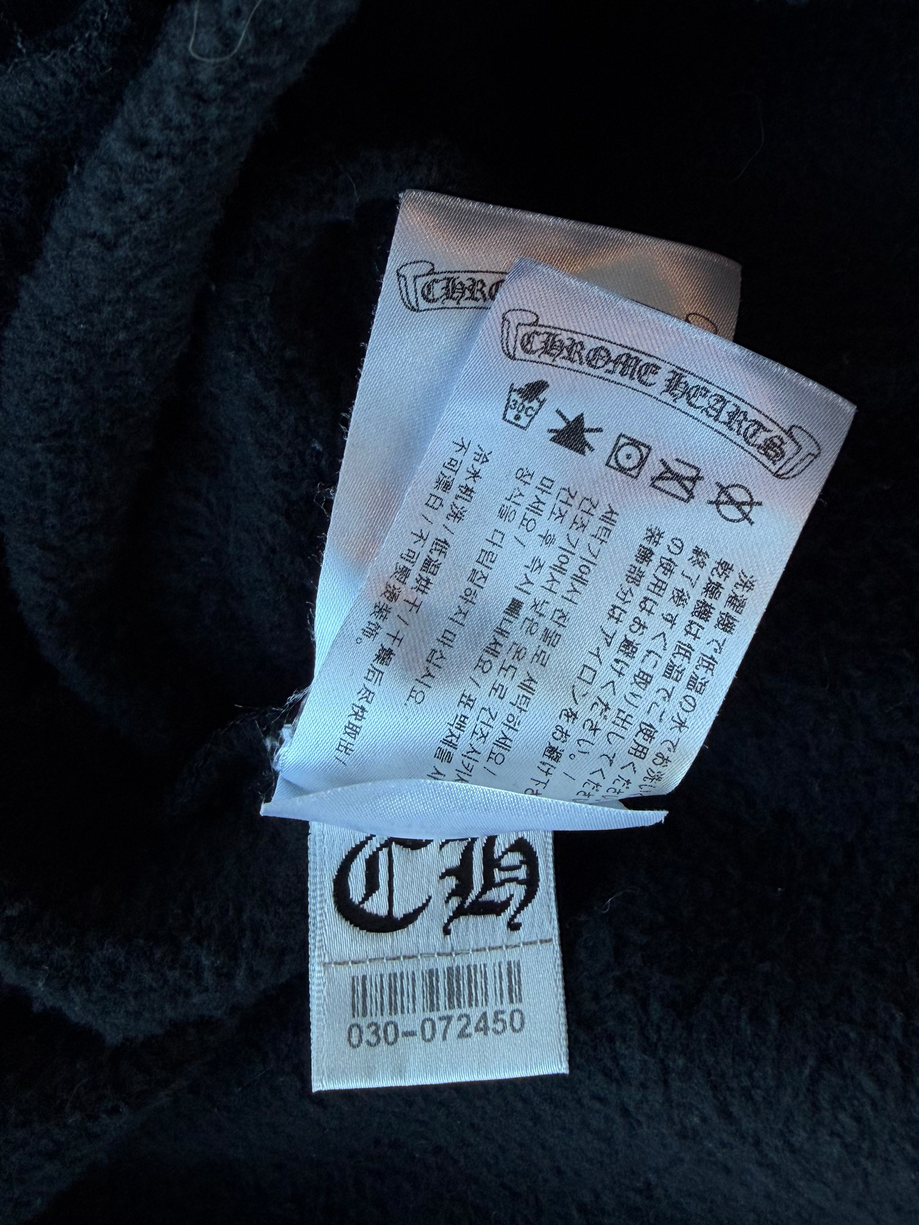 Multi Color Cross Hoodie Black