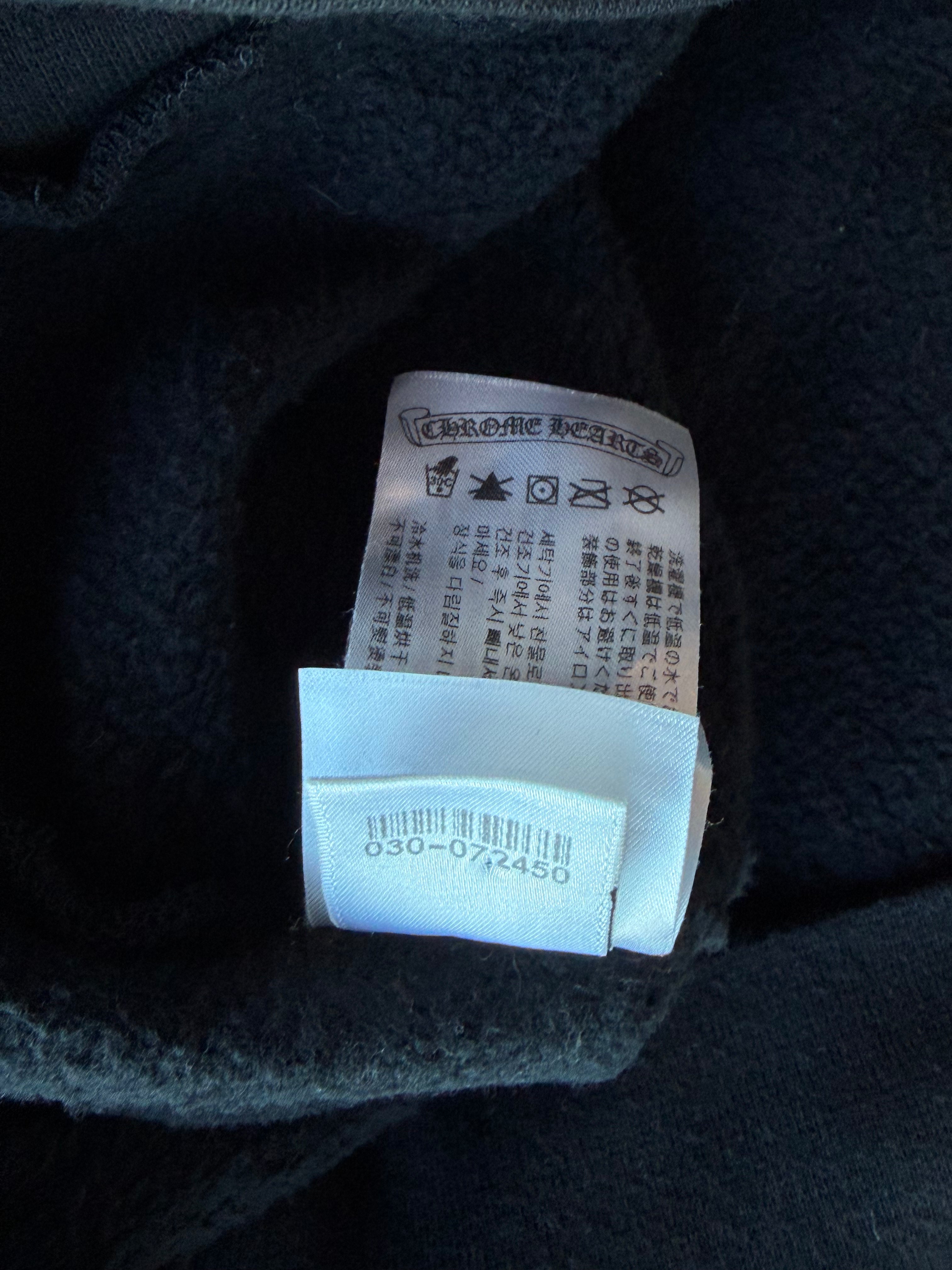 Multi Color Cross Hoodie Black