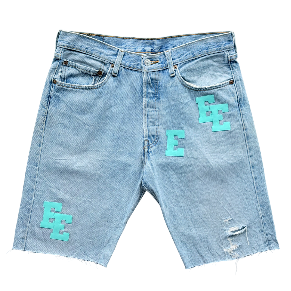 Tiffany Patch Denim Shorts