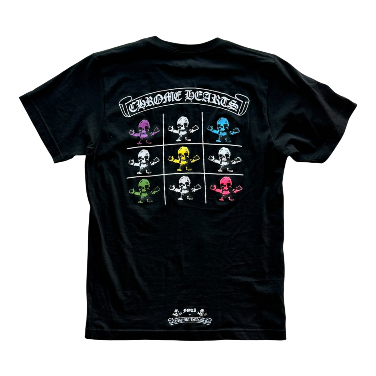 Multicolor Foti Logo T-Shirt Black