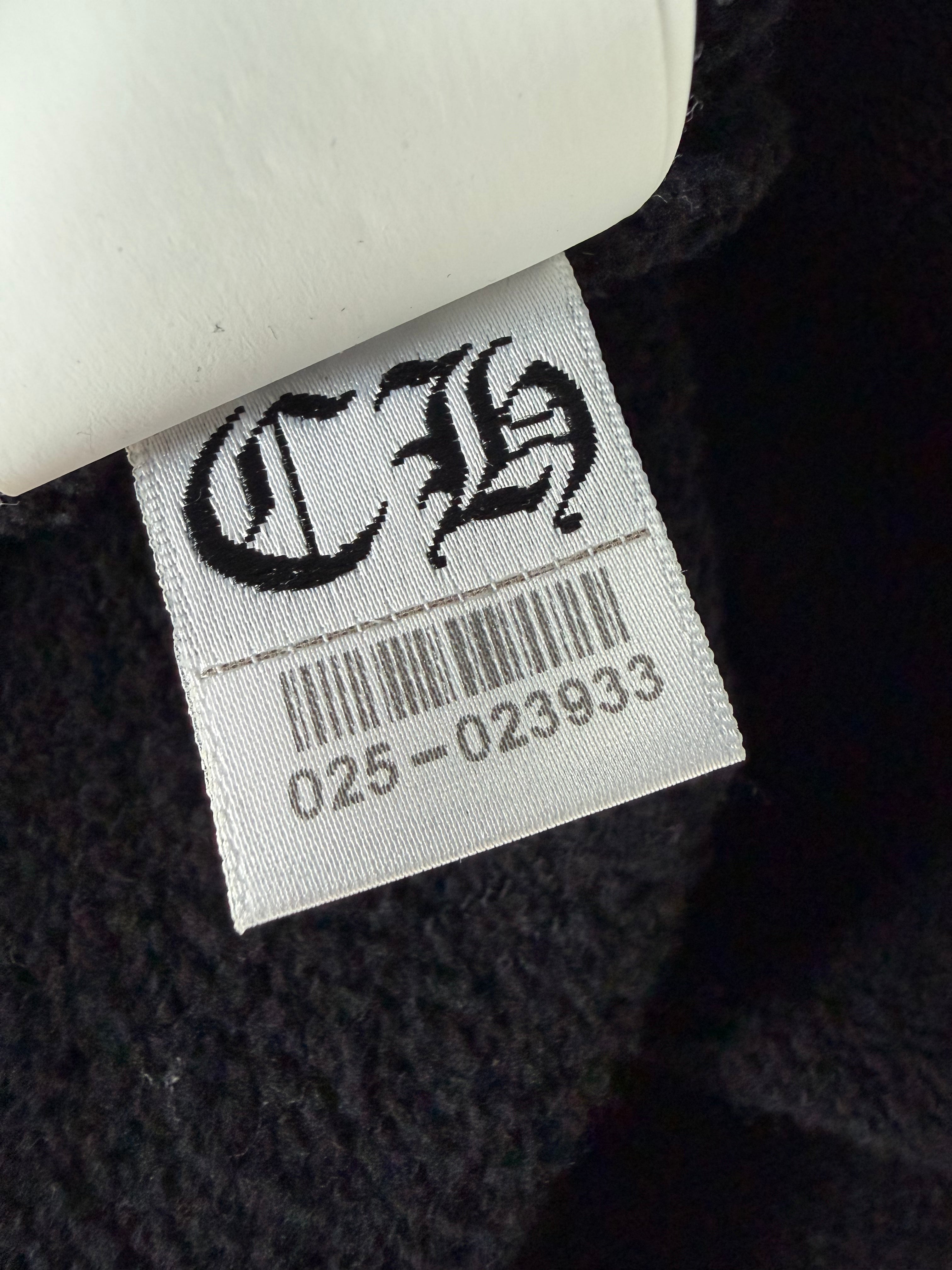 Embroidered Vertical Logo Crewneck