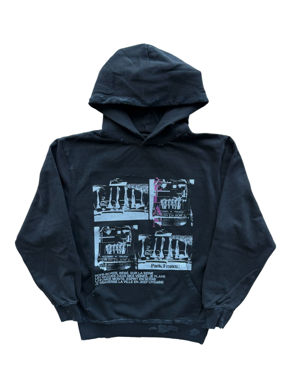 Boat Life Distressed Hoodie