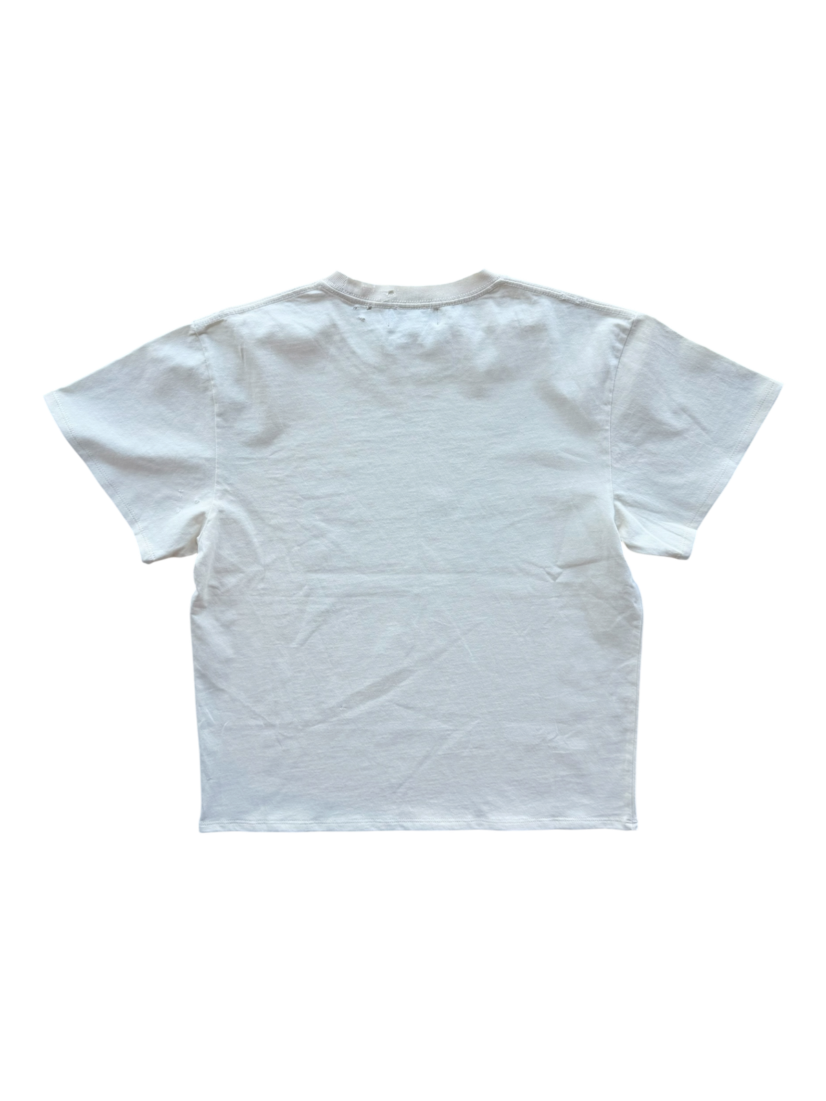 Sugar Distressed Tee Cream