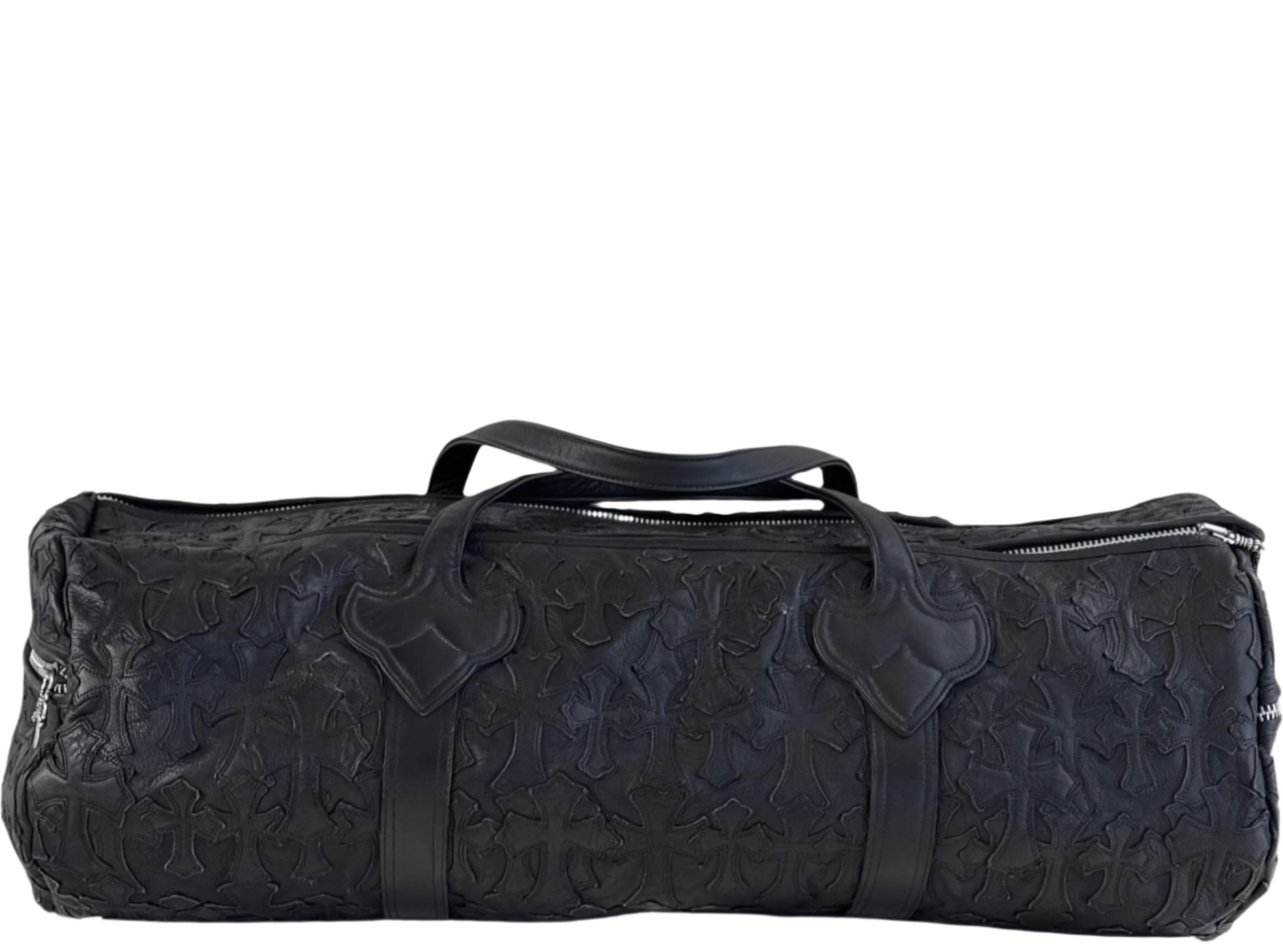 Giant Leather Cross Patched Bag