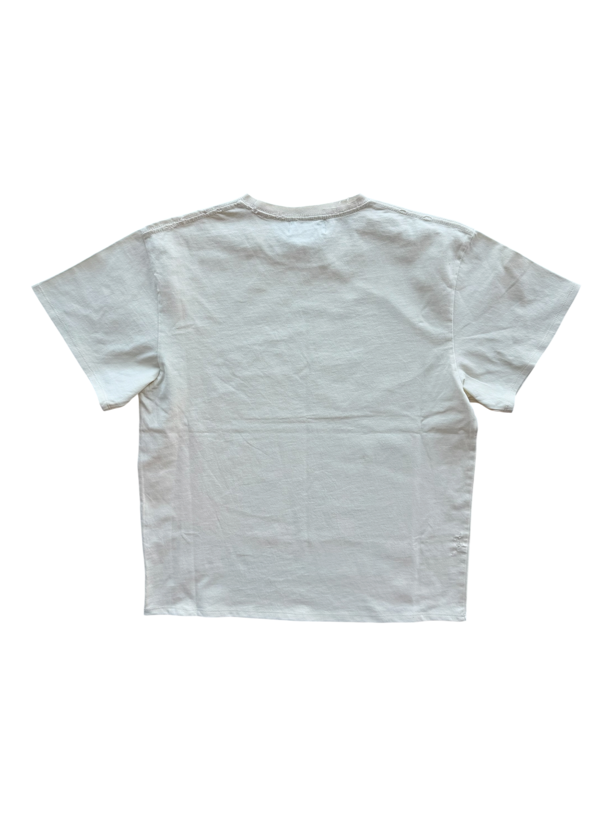 Bloom Distressed Tee Cream