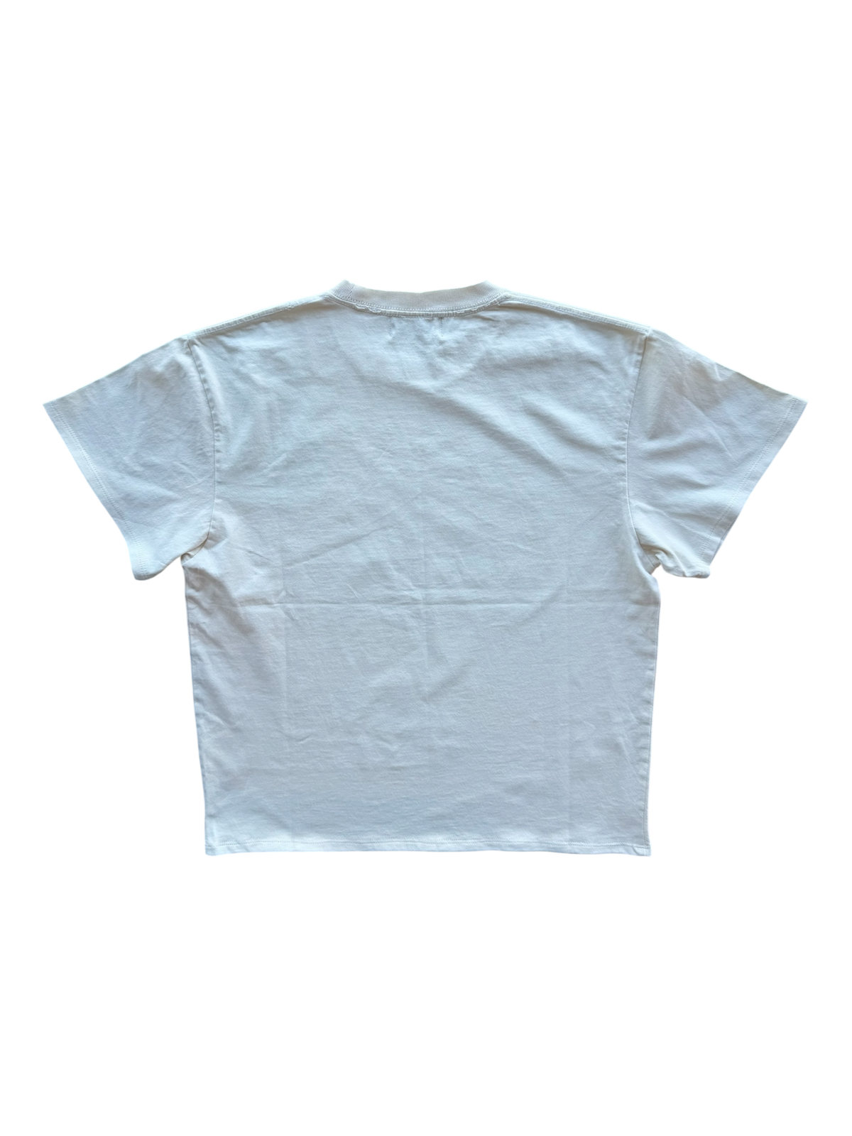 Story Eye Distressed Tee Cream