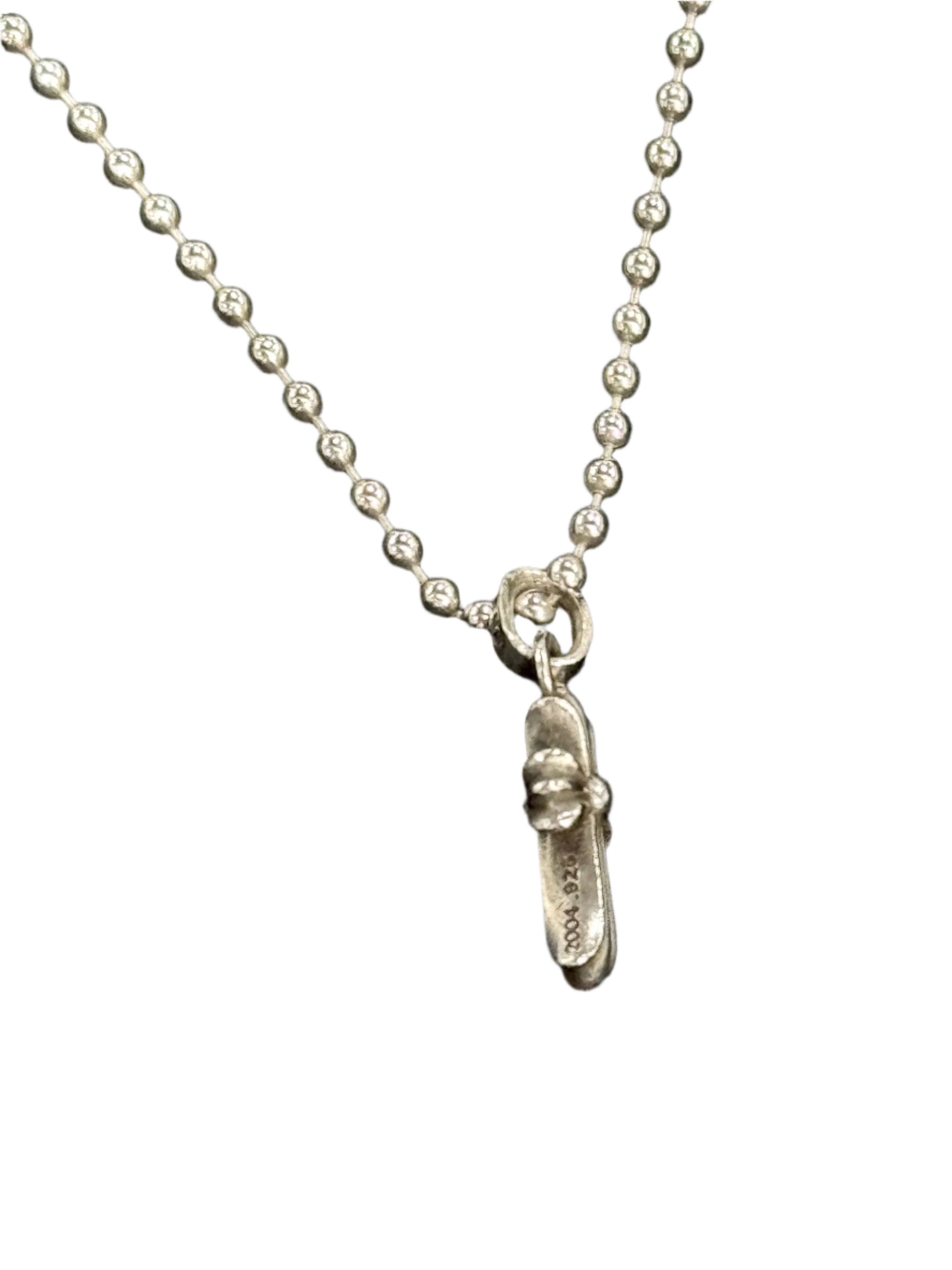 Baby Fat Cross Pendant and Chain