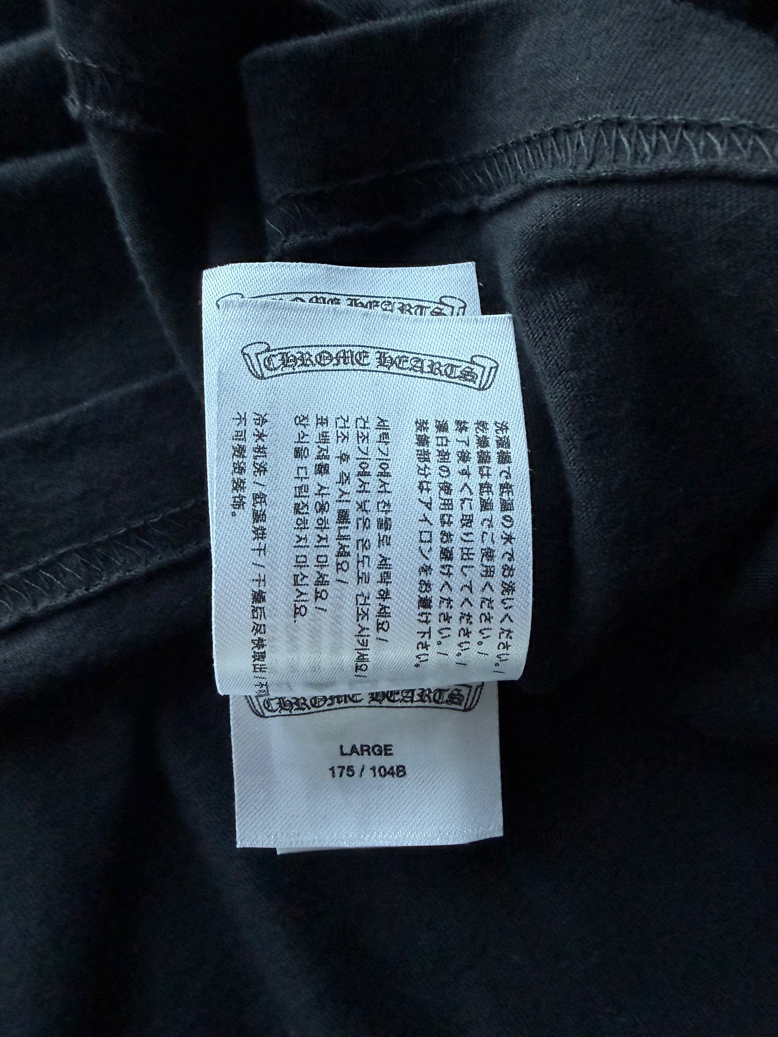 Pink Pocket Neck Logo Long Sleeve Tee