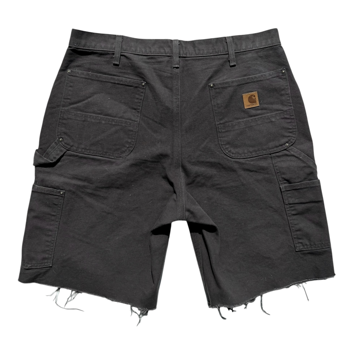 White Pink Patch Brown Carpenter Shorts
