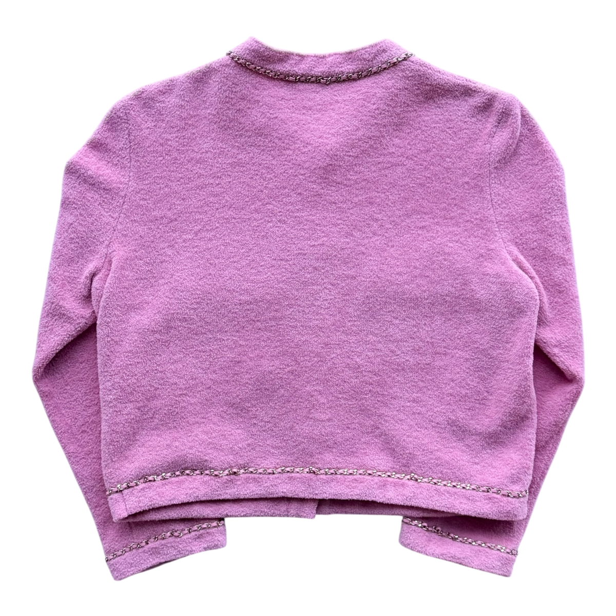 Women's Chain Trim Cardigan Pink