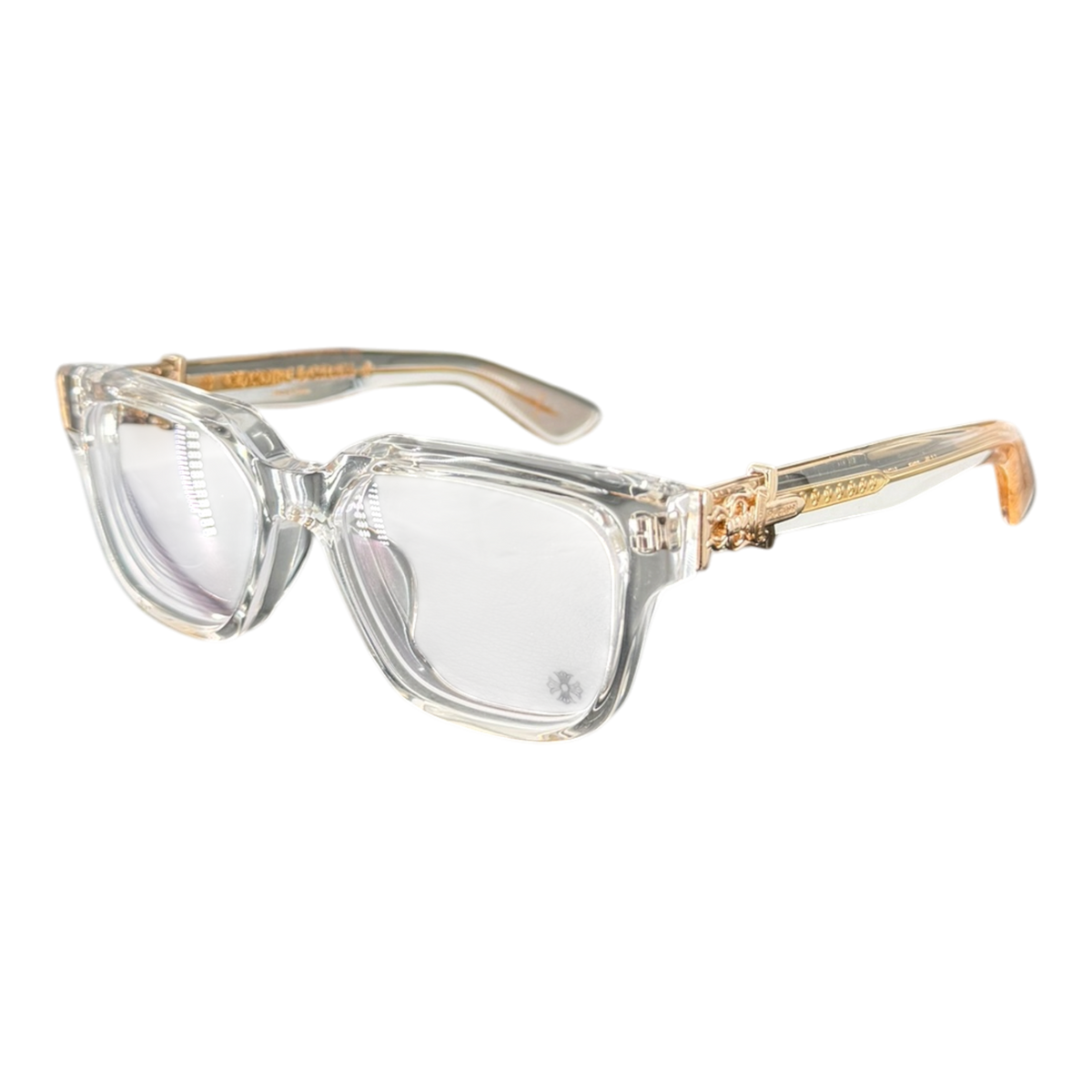 Vagillionaire Clear & Gold Frames