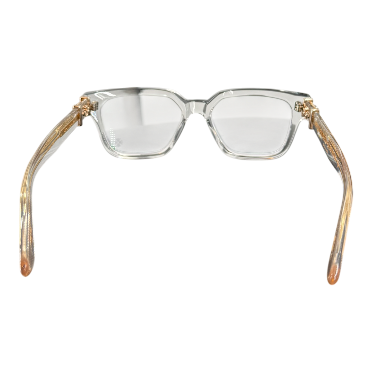 Vagillionaire Clear & Gold Frames