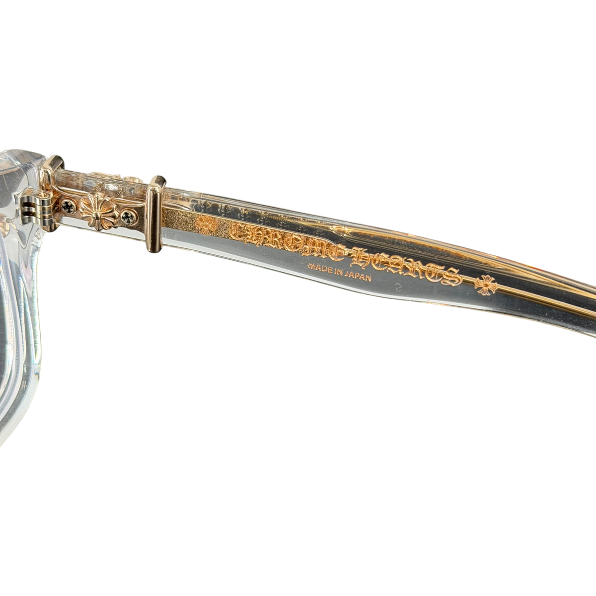 Vagillionaire Clear & Gold Frames