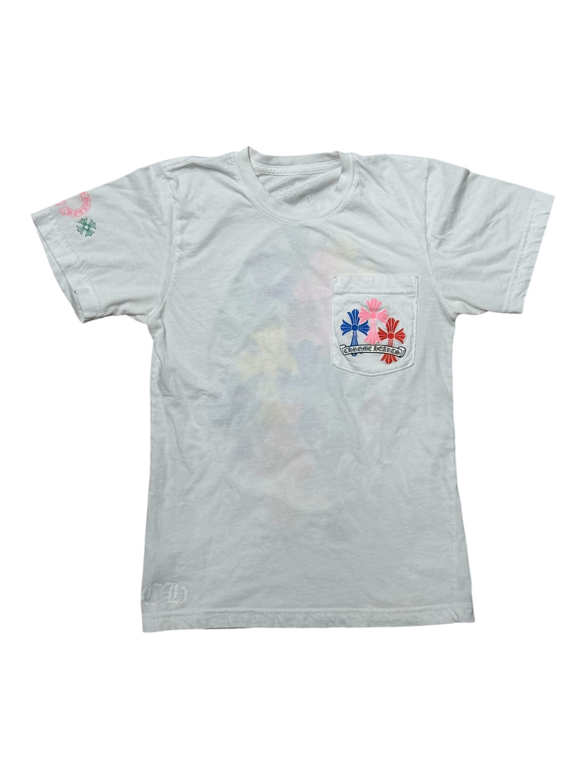 Multi Color Cross T-shirt White