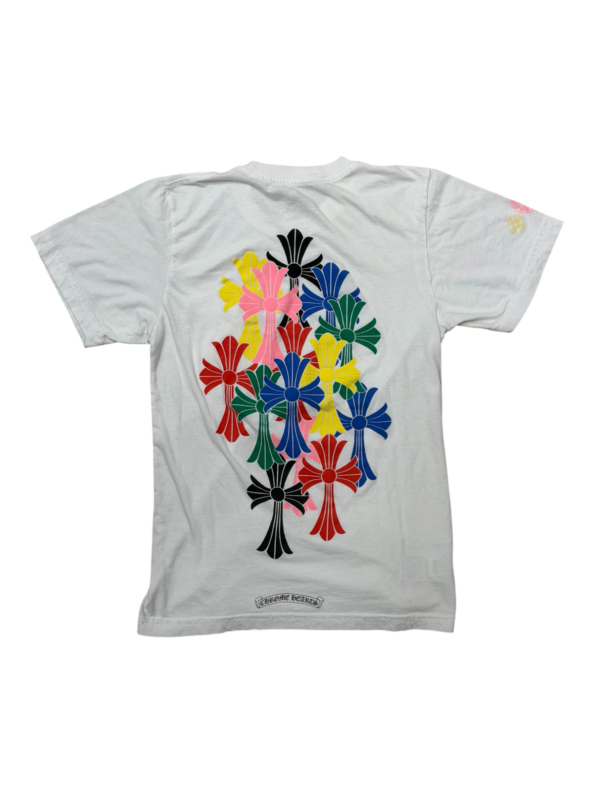 Multi Color Cross T-shirt White