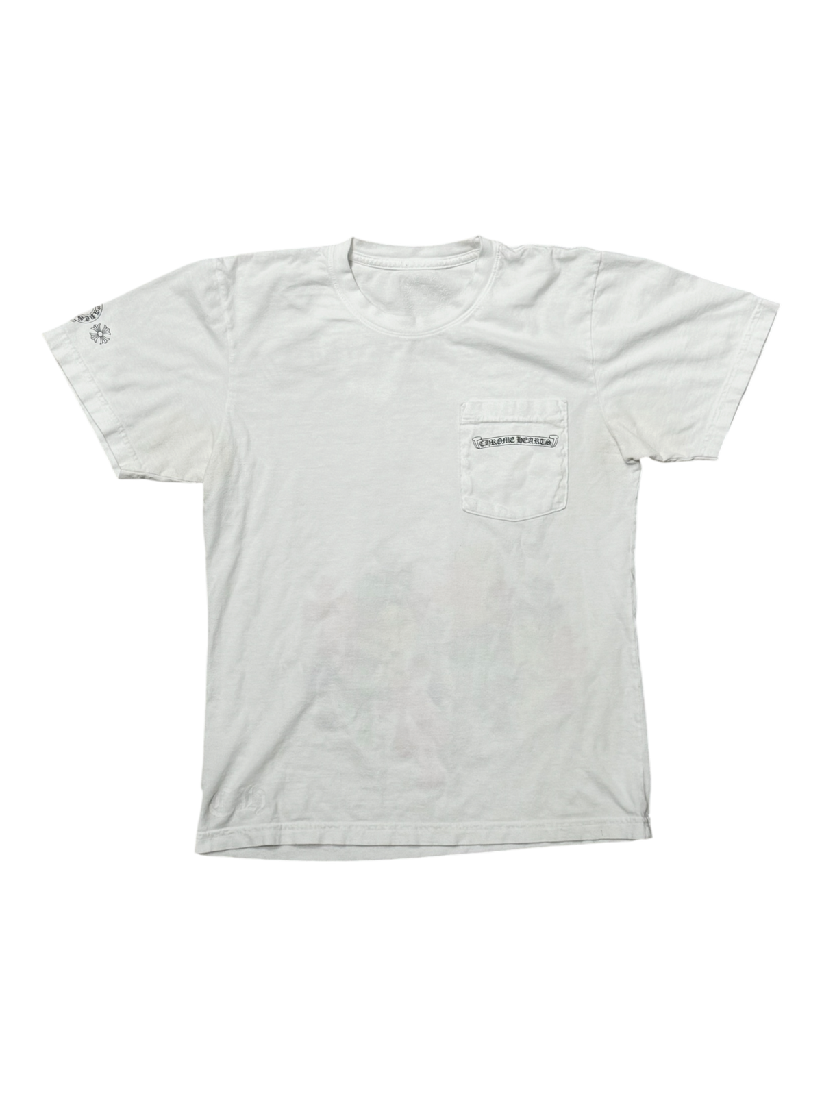 White Multi Color Cross T-shirt
