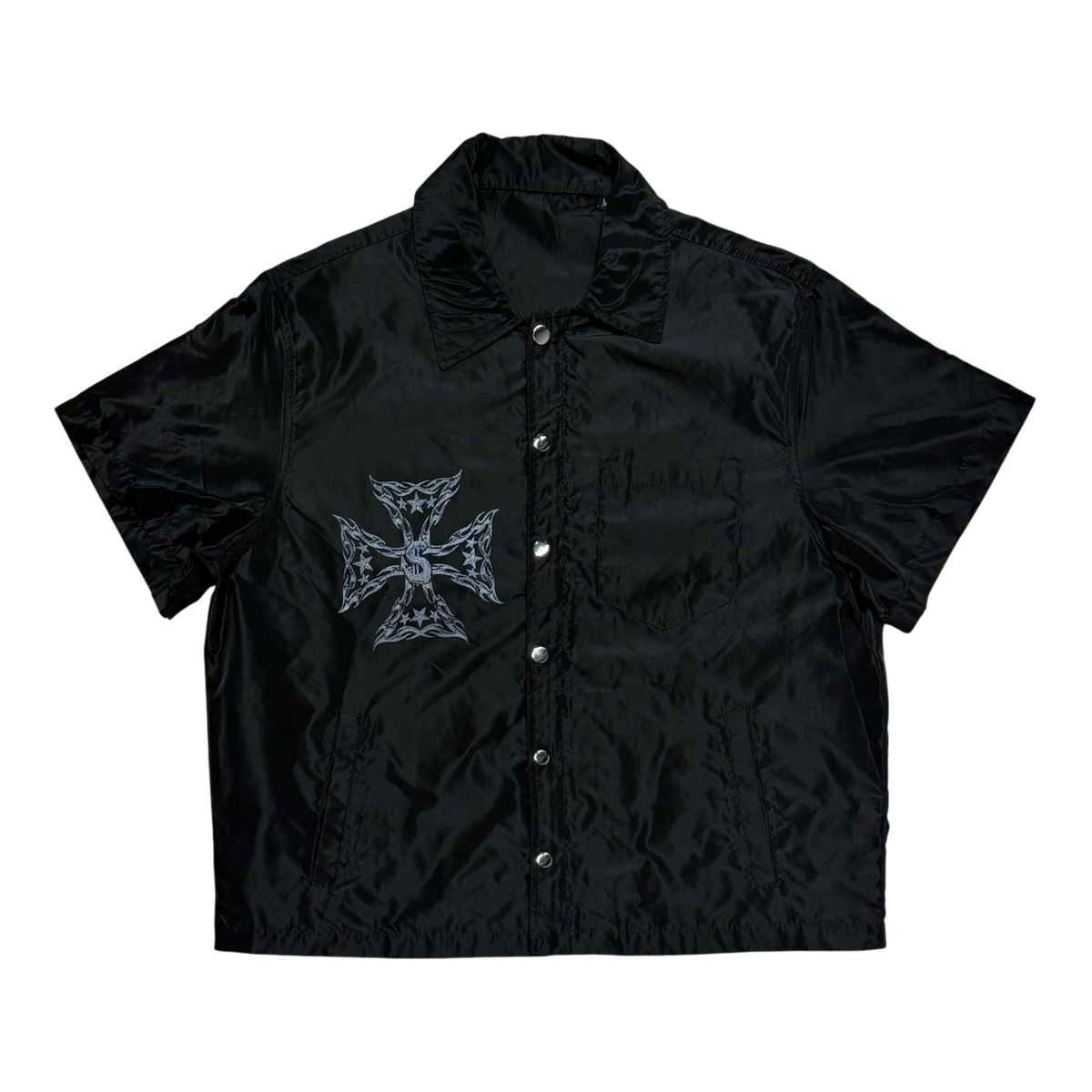 Utility Logo Black & White Shirt