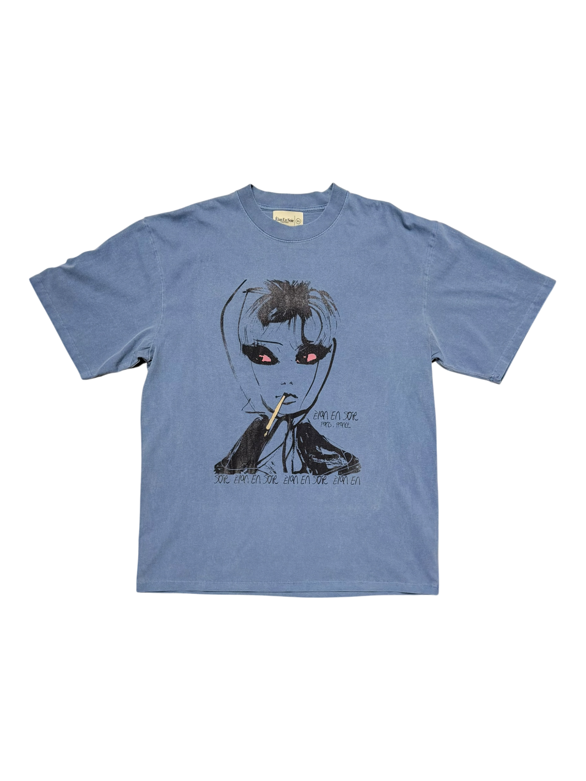 Bad Habits Blue Tee