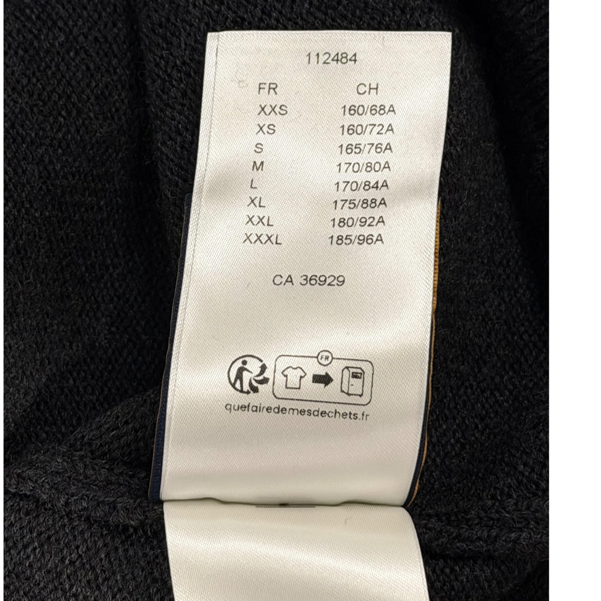 Embellished Long Sleeved Merino Wool Crew Neck Dark Grey
