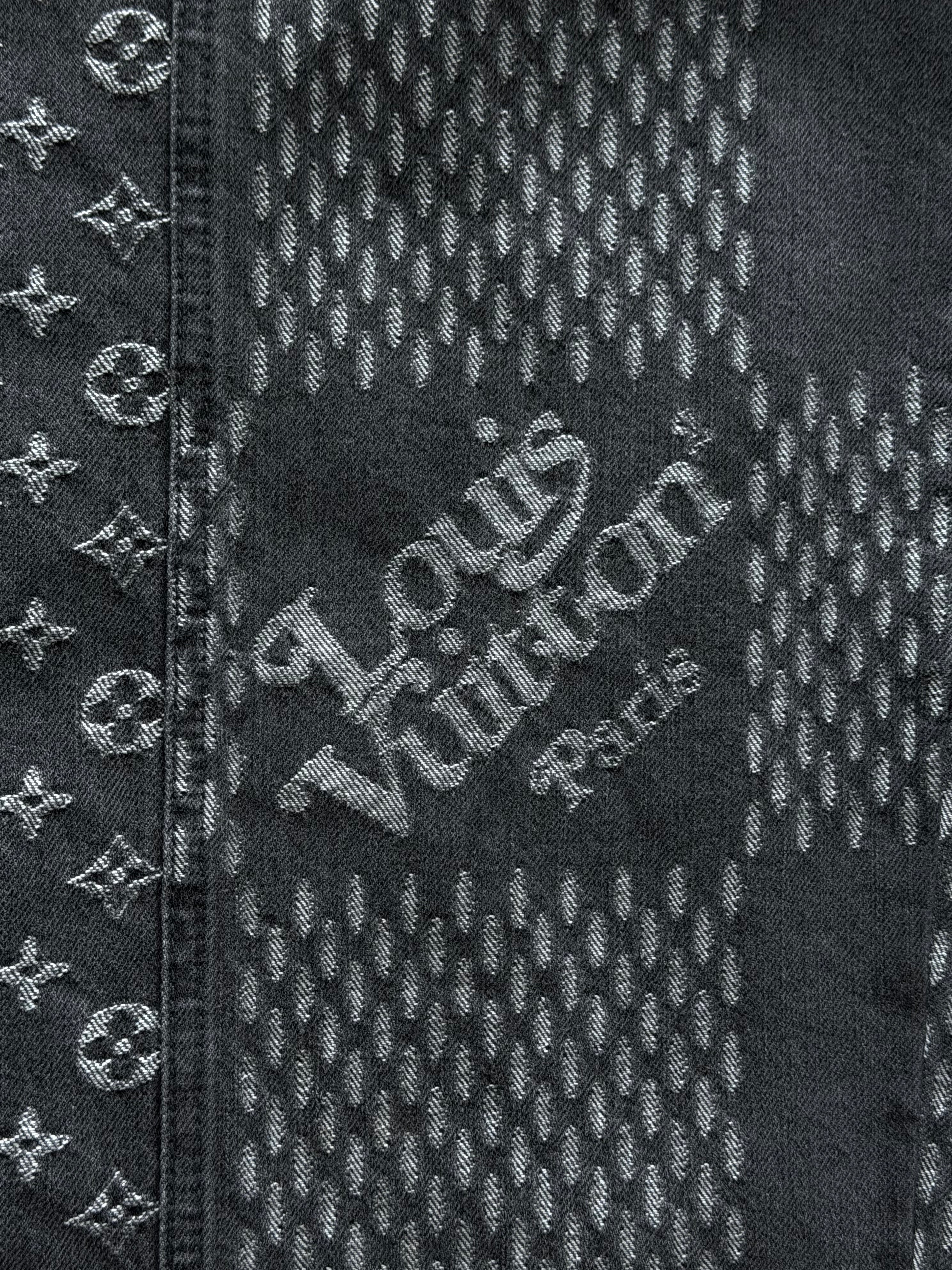 Nigo Grey Giant Damier Monogram Jeans