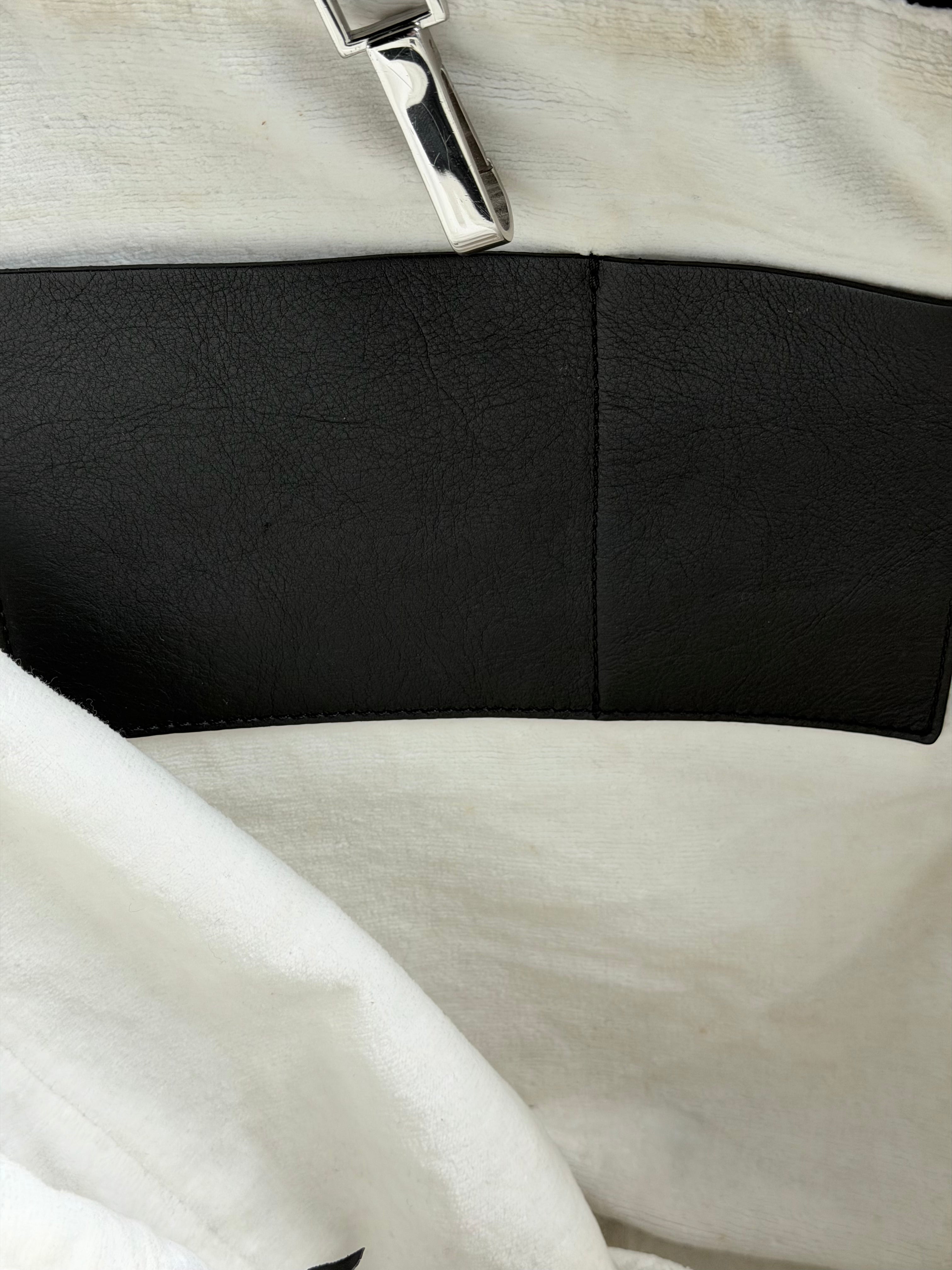 Black Terry Cloth Tote Bag