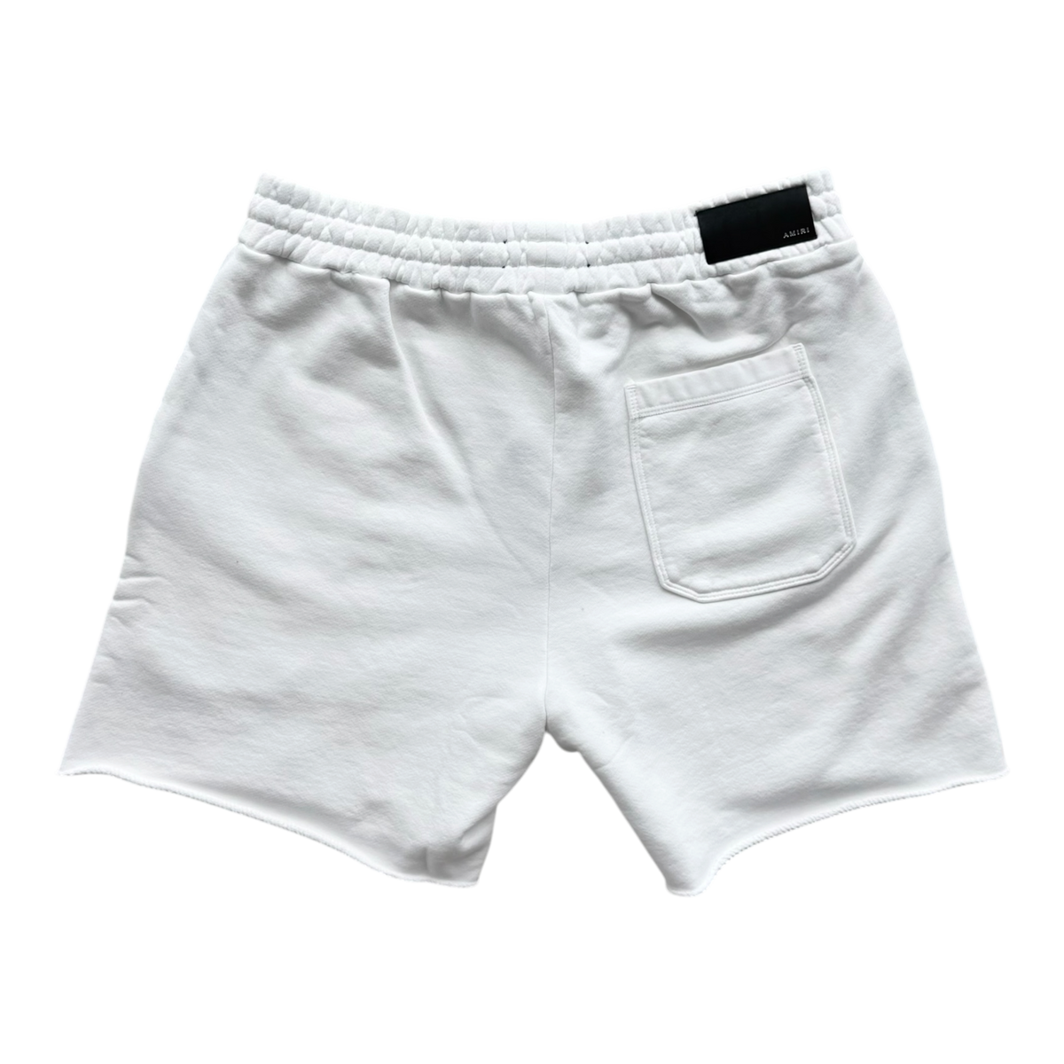 White & Black 22 Logo Shorts