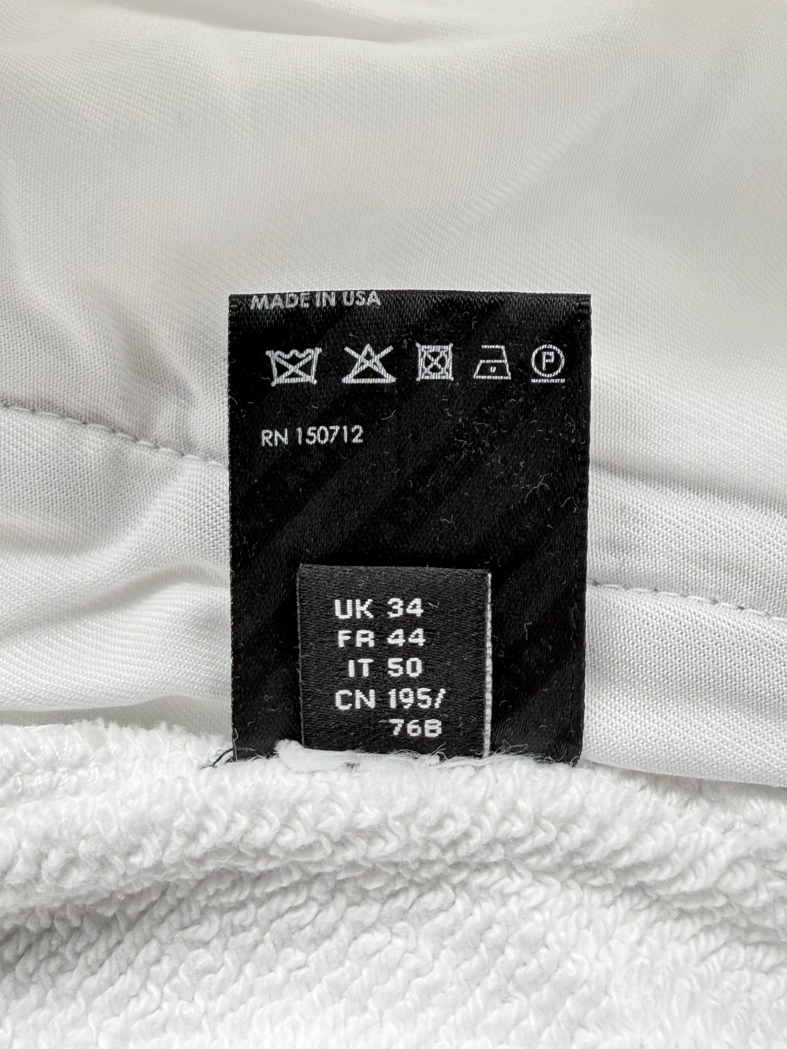 White & Black 22 Logo Shorts