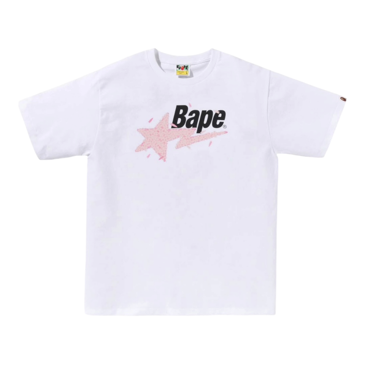 White Bape Sakura Sta Tee