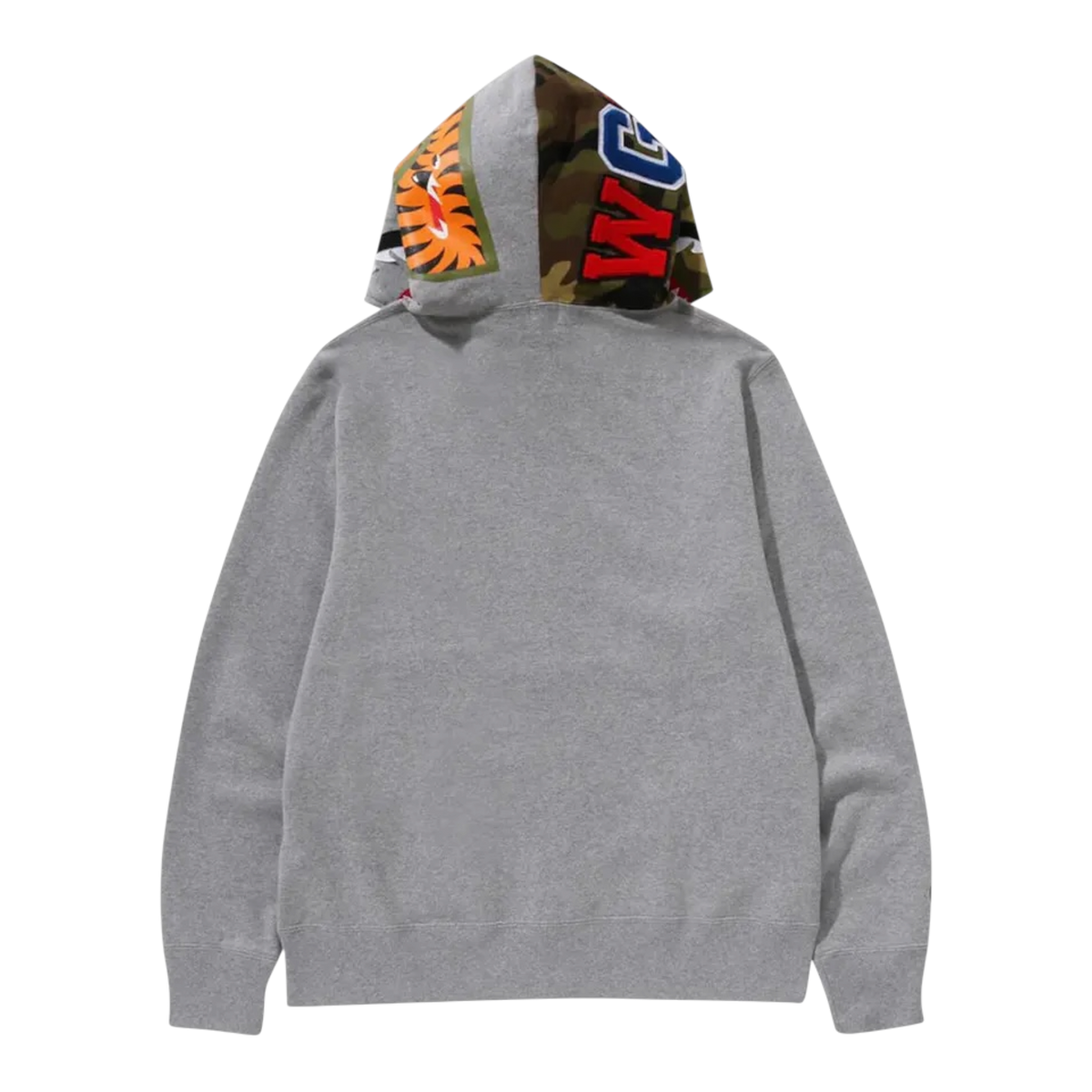 Gray BAPE 1st Shark Full Zip Hoodie