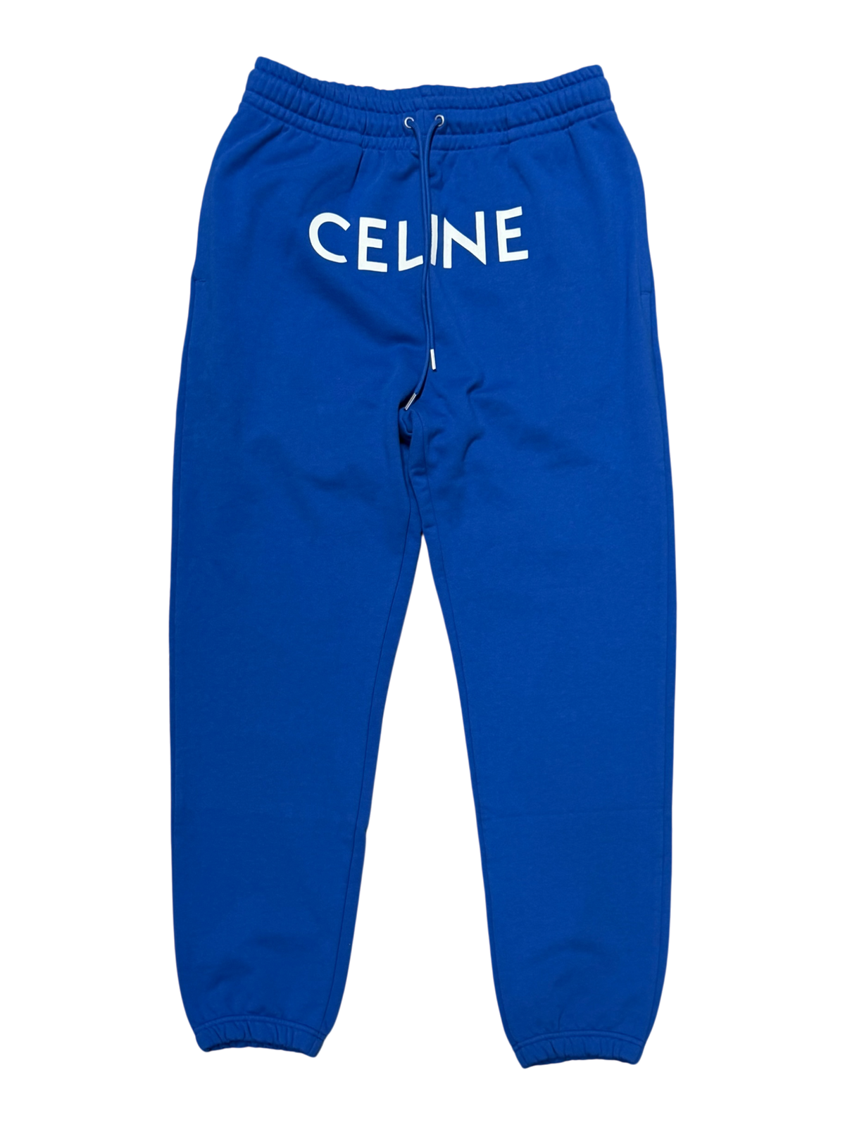 Graphic Print Blue Joggers