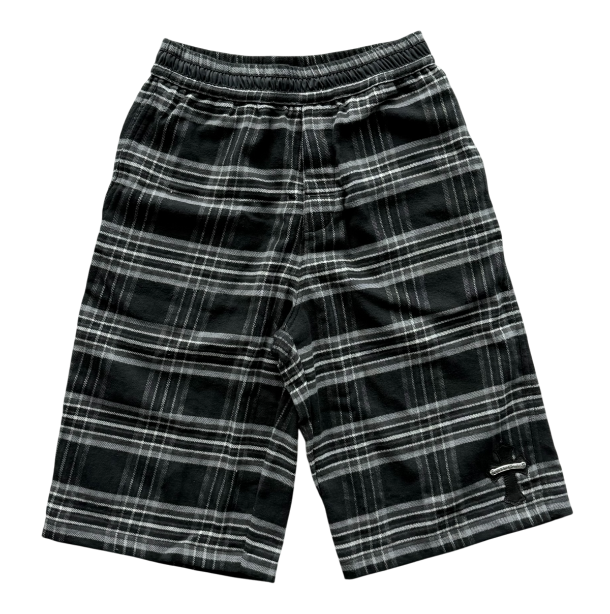 After School Cross Patch Plaid Shorts