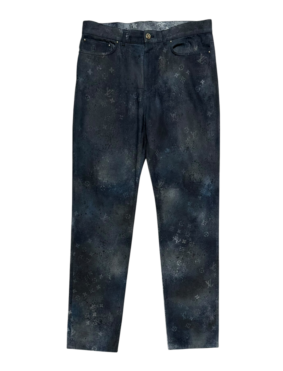 Dark Blue Galaxy Monogram Jeans