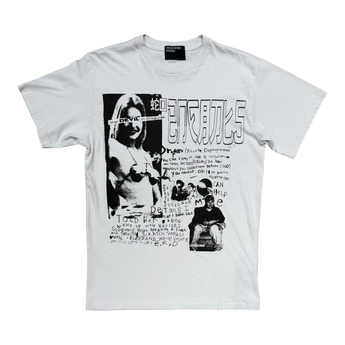 The Devil in Disguise White Tee