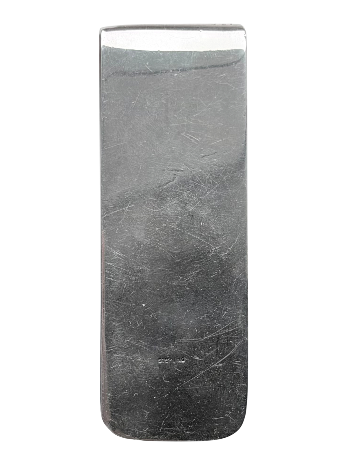 XXL Silver Floral Cross Money Clip