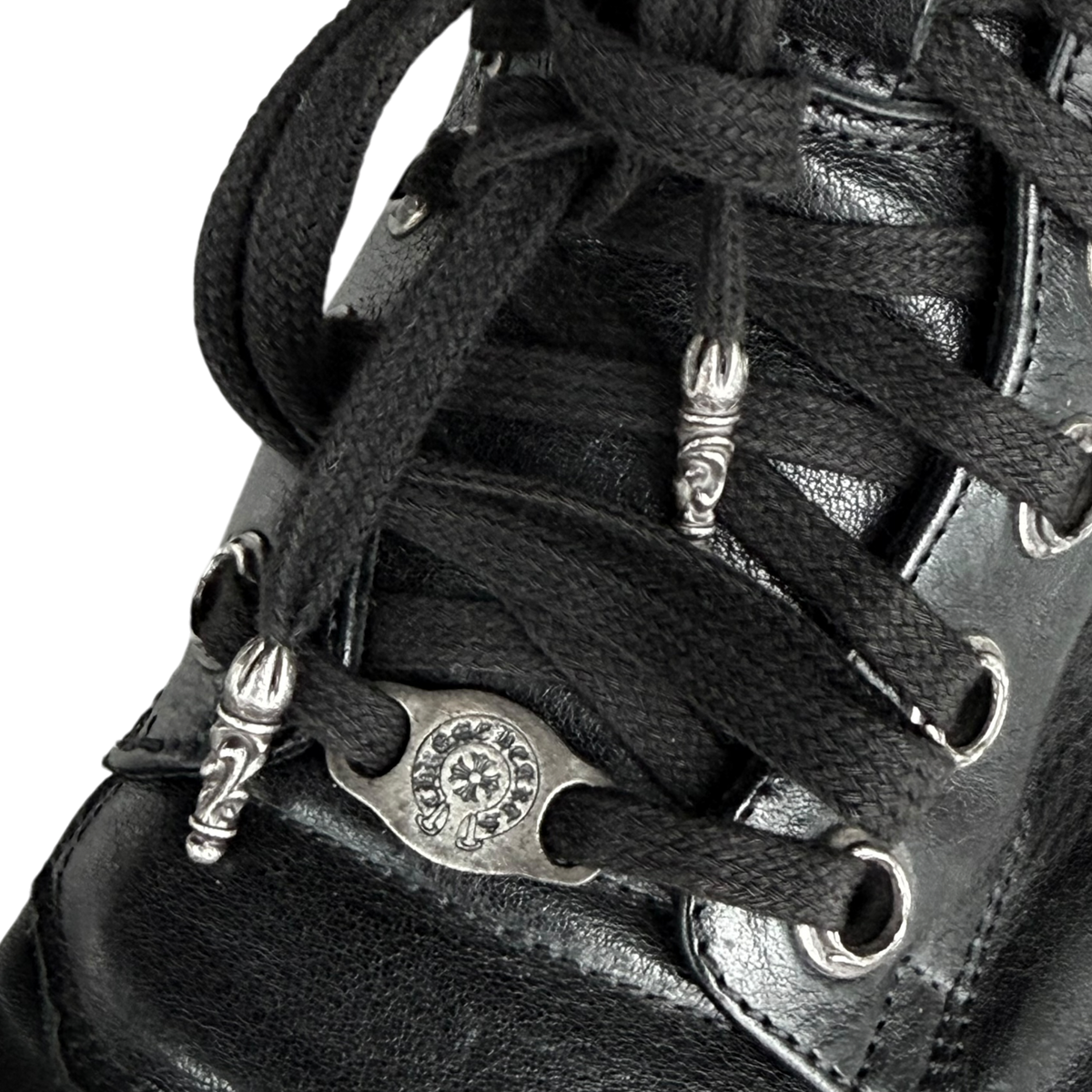 Rick Owens Black Cross Geobaskets Triple Black
