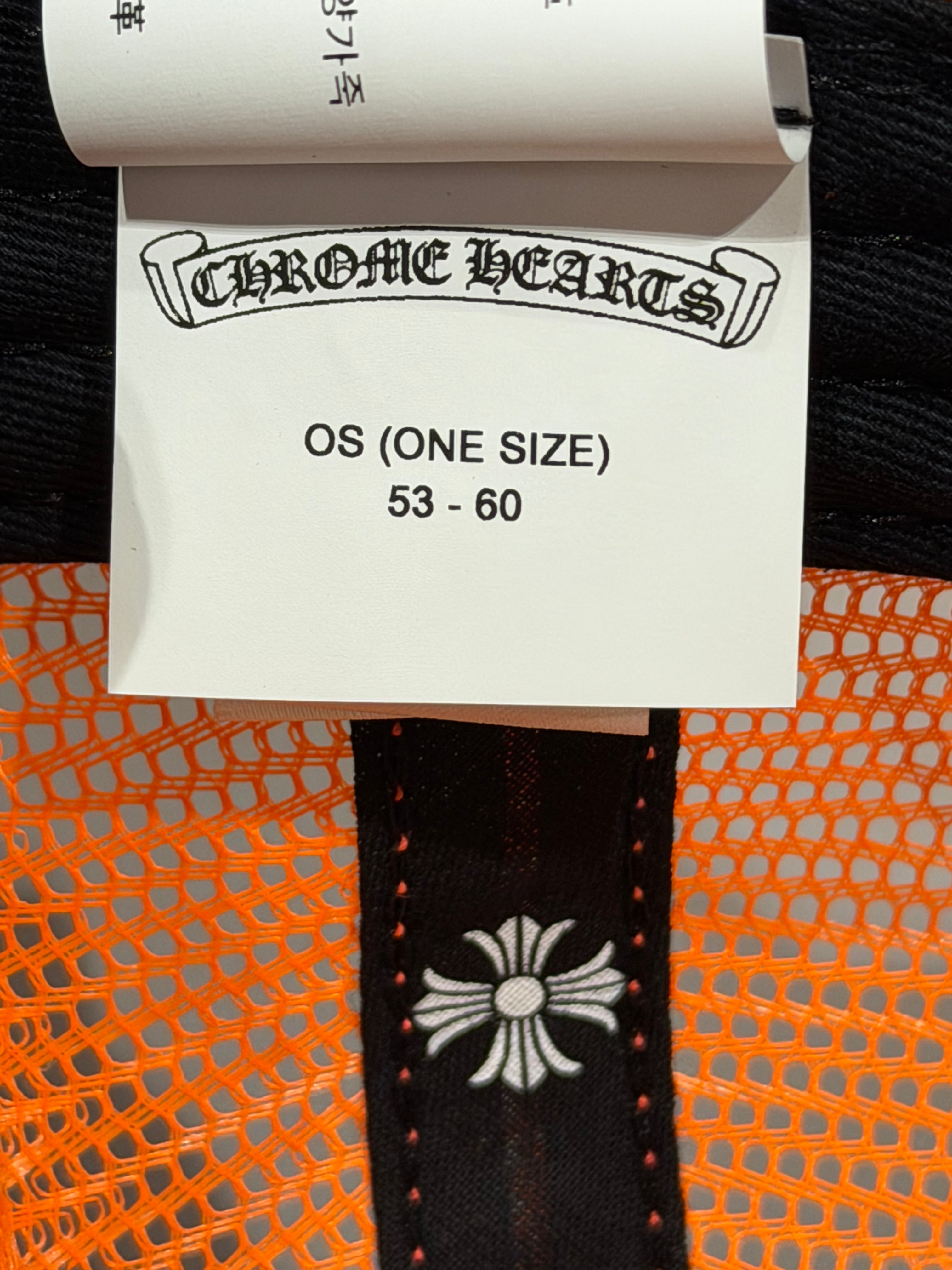 Orange Triple Cross Trucker Hat