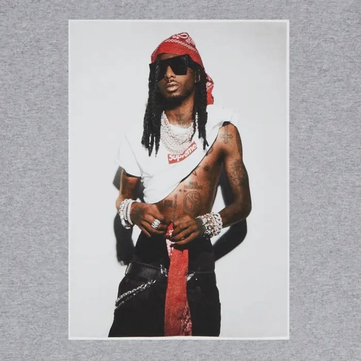 Playboi Carti Tee Grey