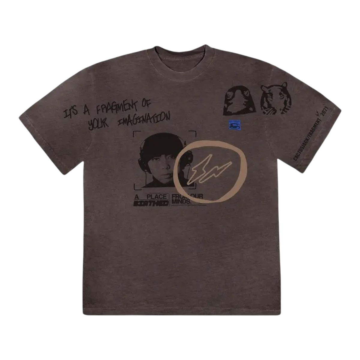 Cactus Jack For Fragment Hiroshi Tee Brown Pepper