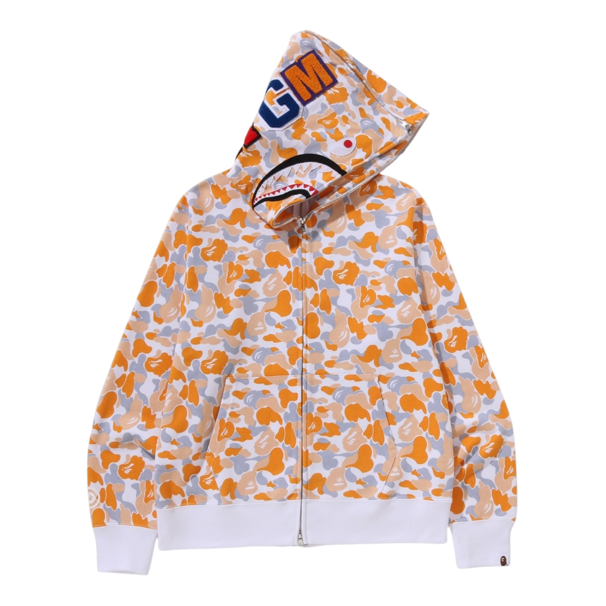 fukuoka BAPE Store Separate Shark Full Zip Hoodie