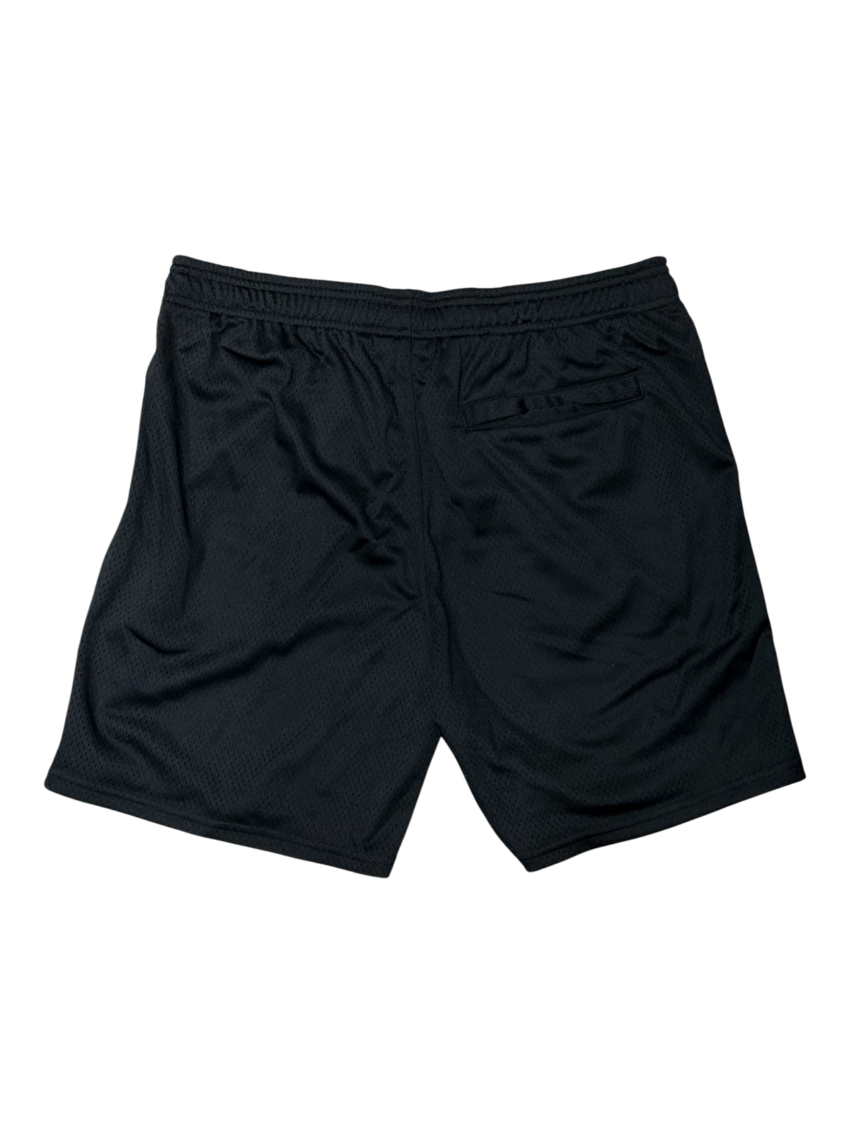 Black Mesh Logo Shorts