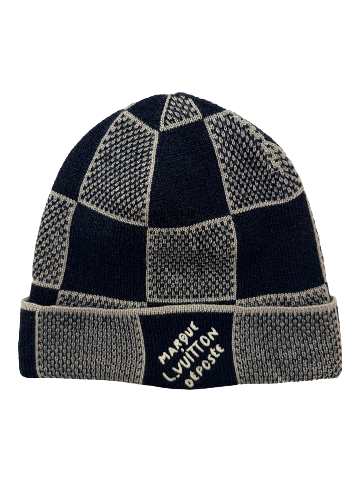 Damier Heritage Beanie Navy