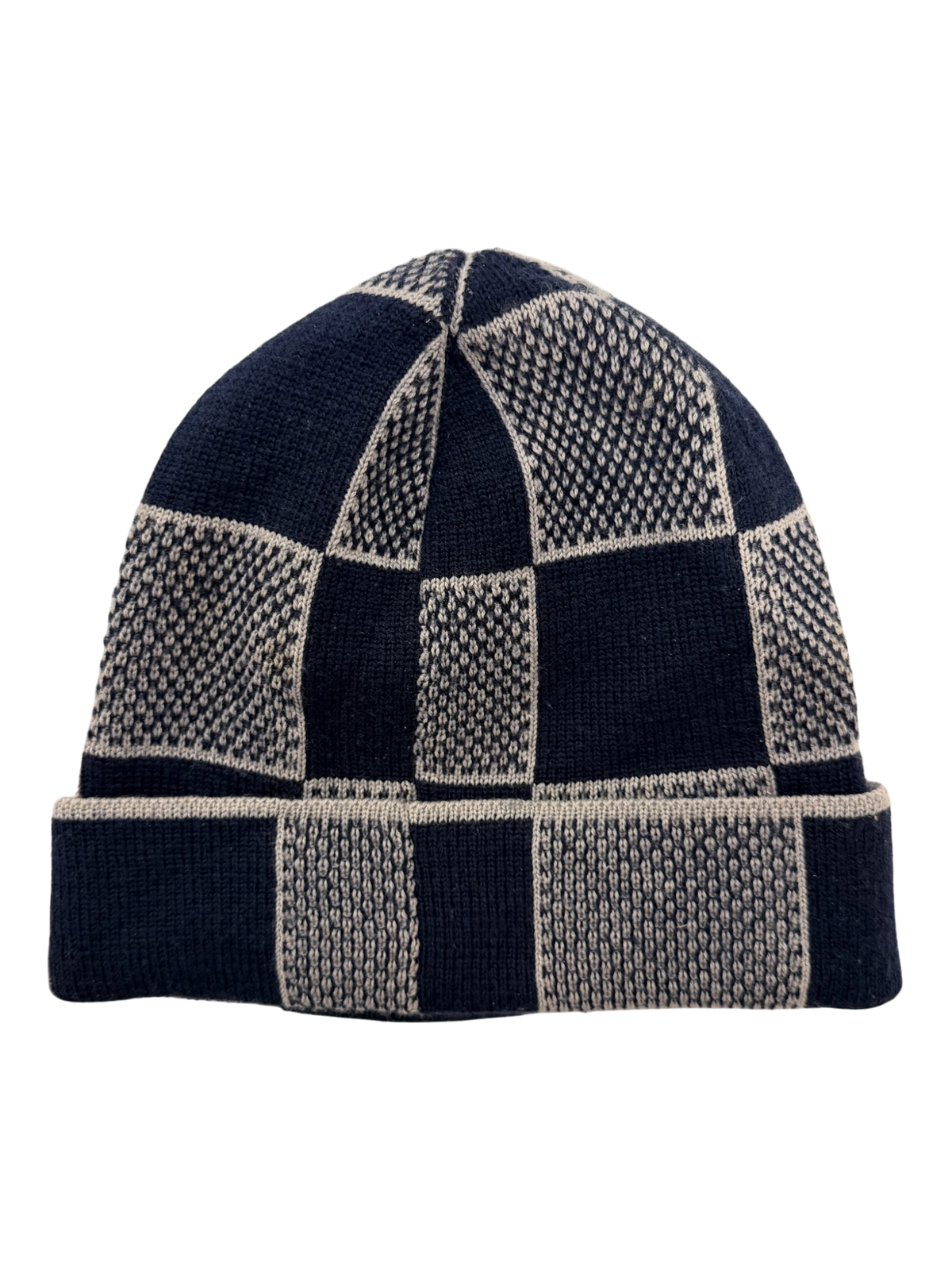 Damier Heritage Beanie Navy