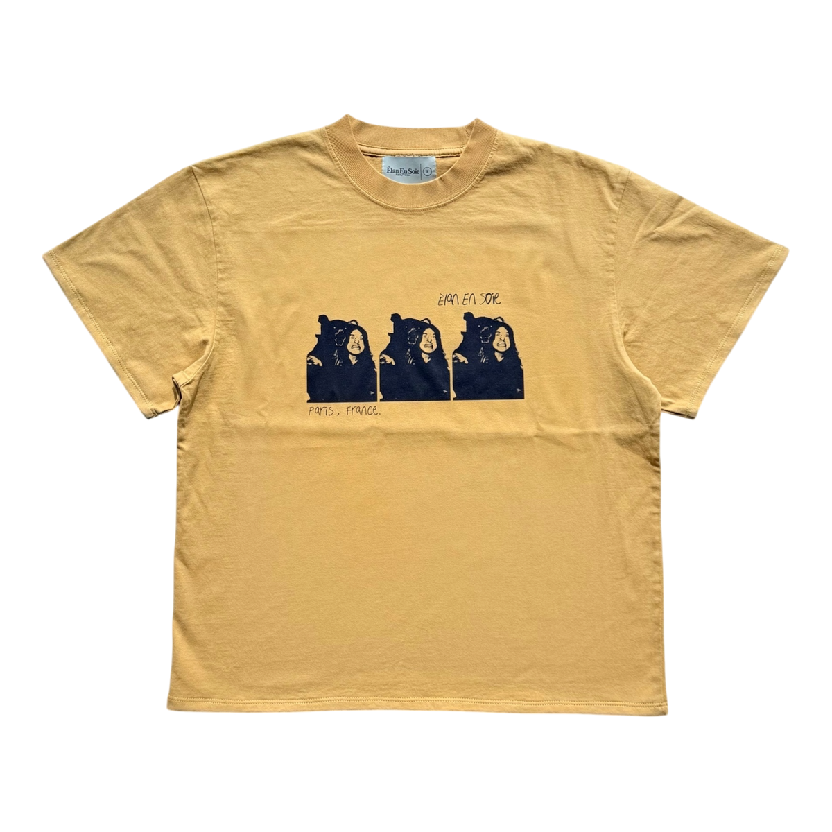 Bear Attack Yellow Tee